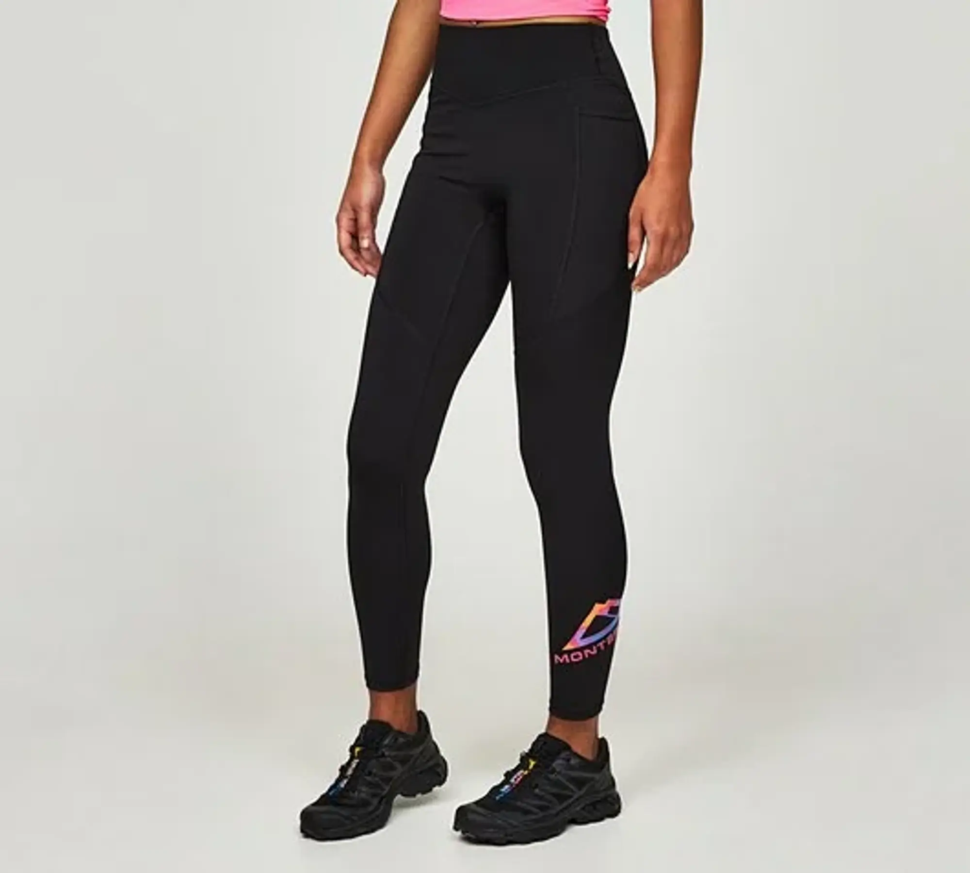 Monterrain Womens Glide 2.0 Legging - Black - Size XL - Black