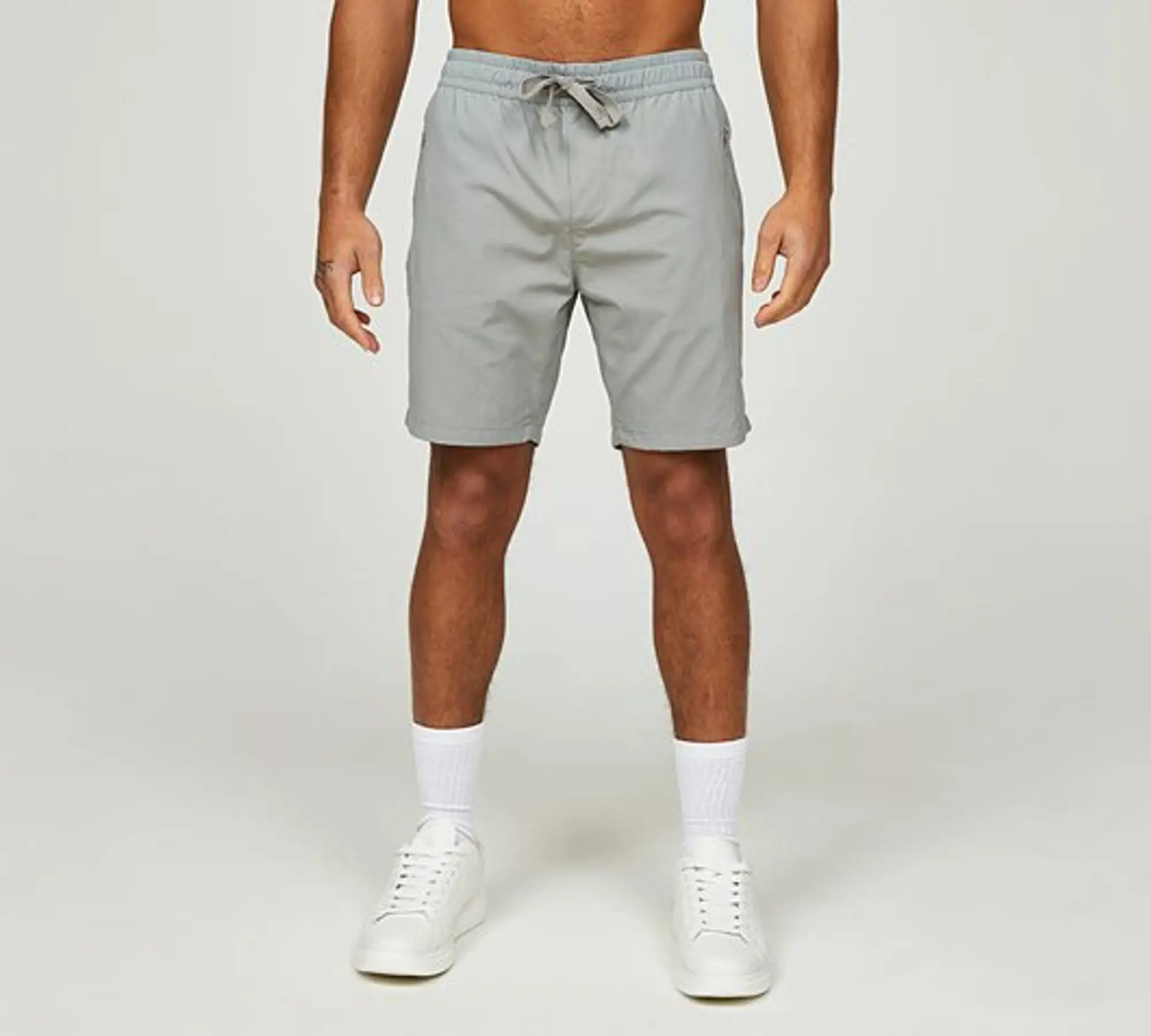 Brave Soul Tech Zip Short - Grey - Size L - Grey