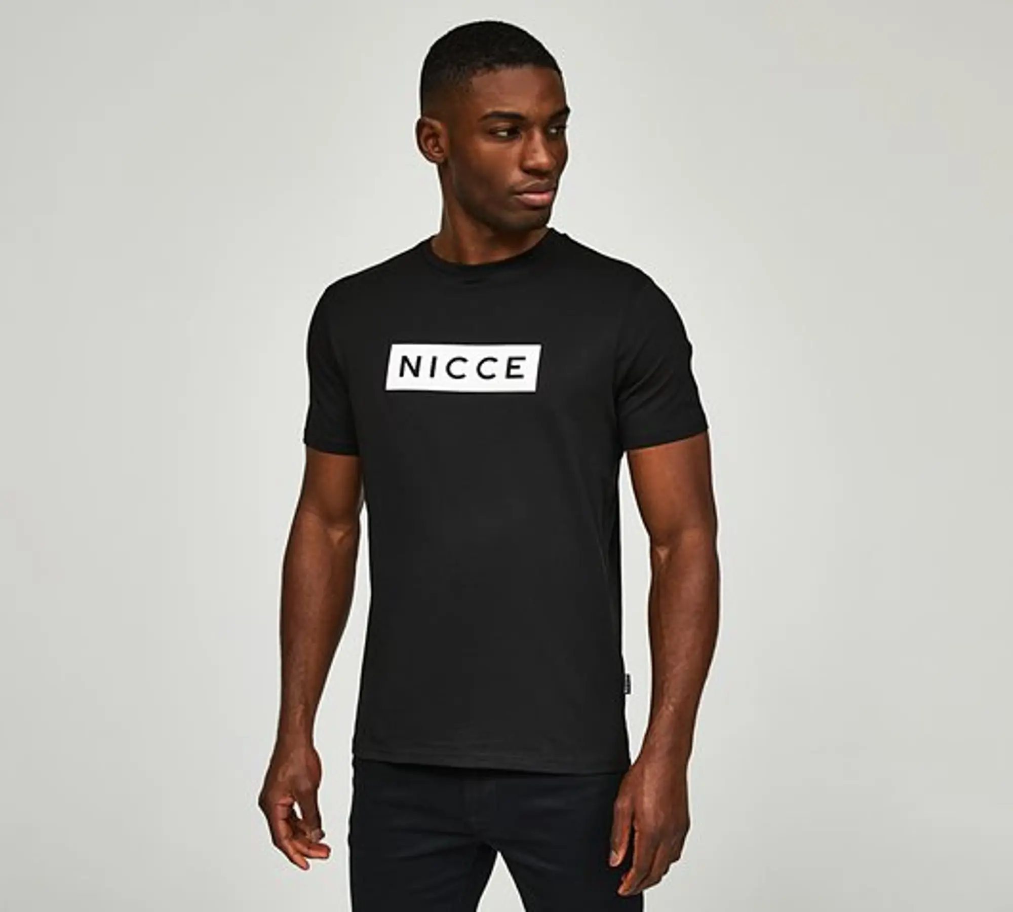 Nicce Edge T-Shirt - Black - Size XL - Black
