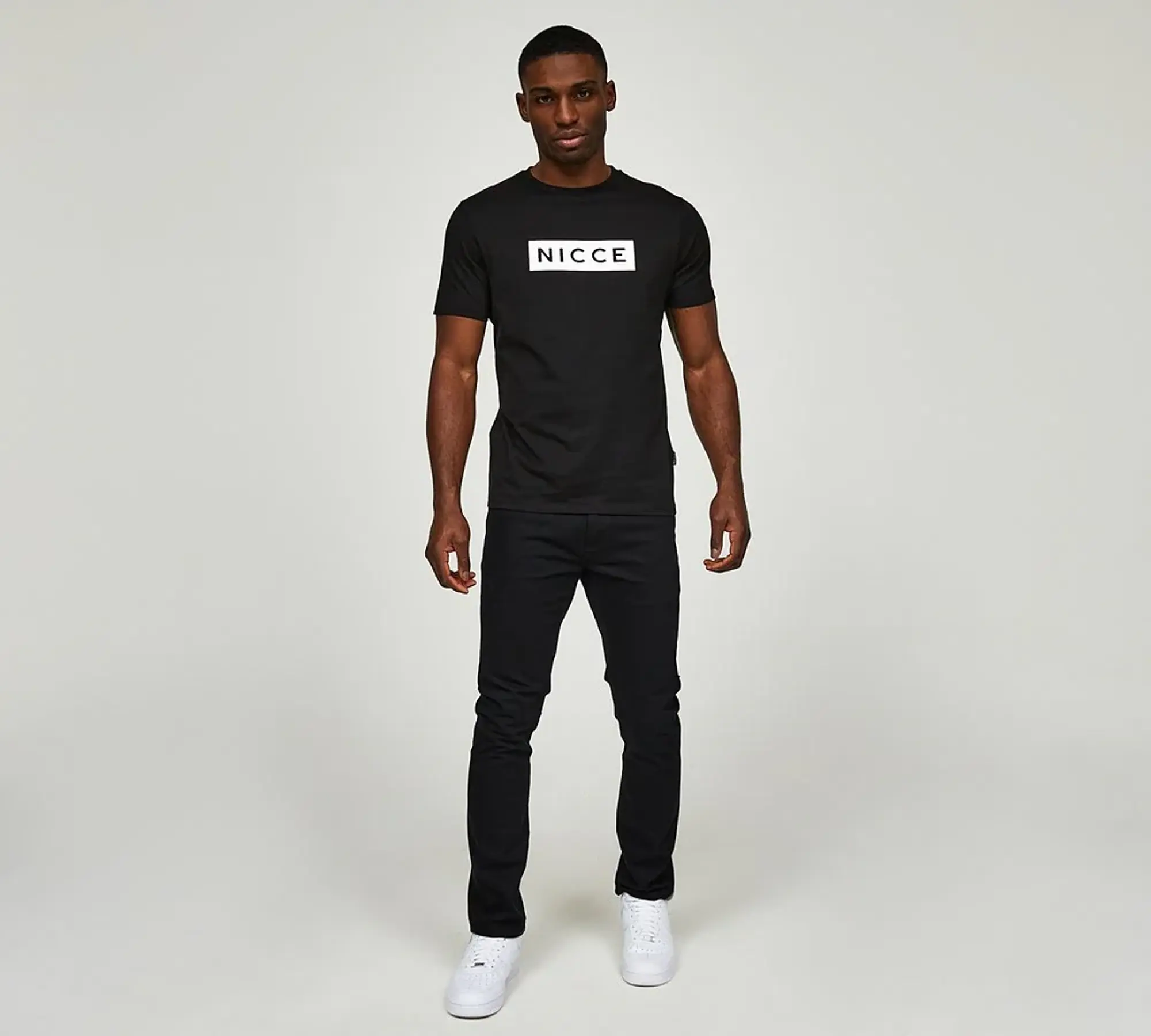 Nicce Edge T-Shirt - Black - Size XL - Black