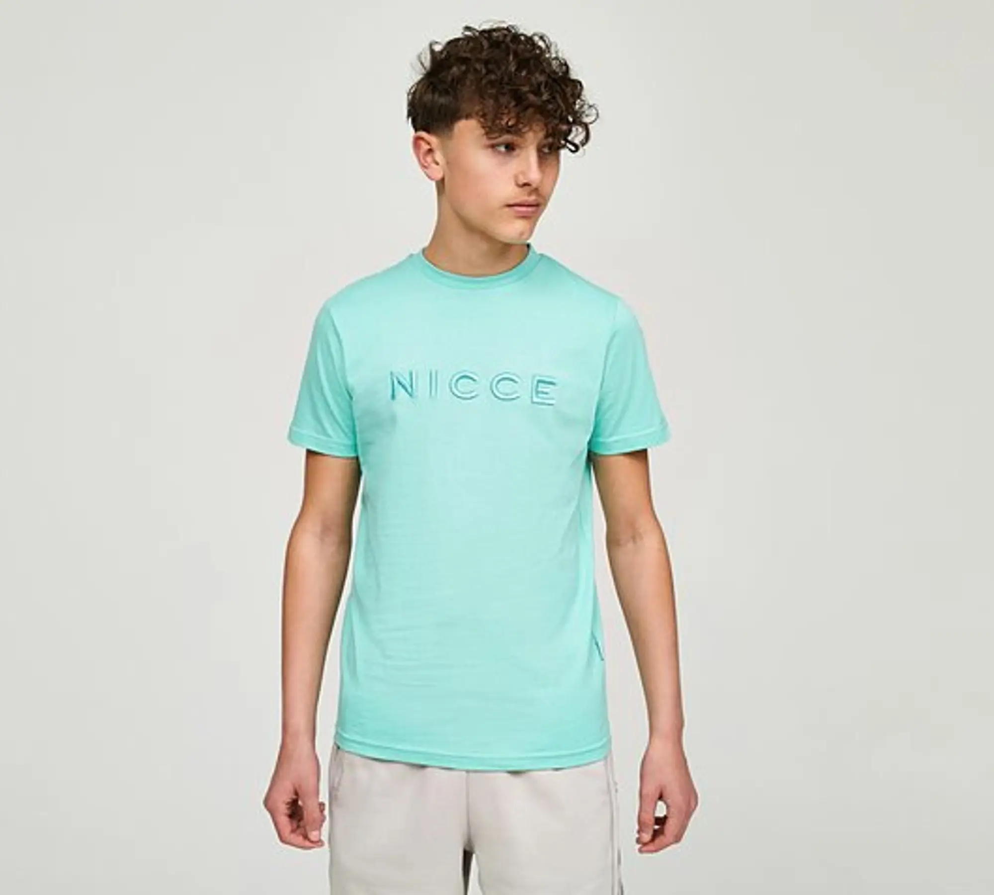 Nicce Junior Mercury T-Shirt - Green - Size S/B - Green
