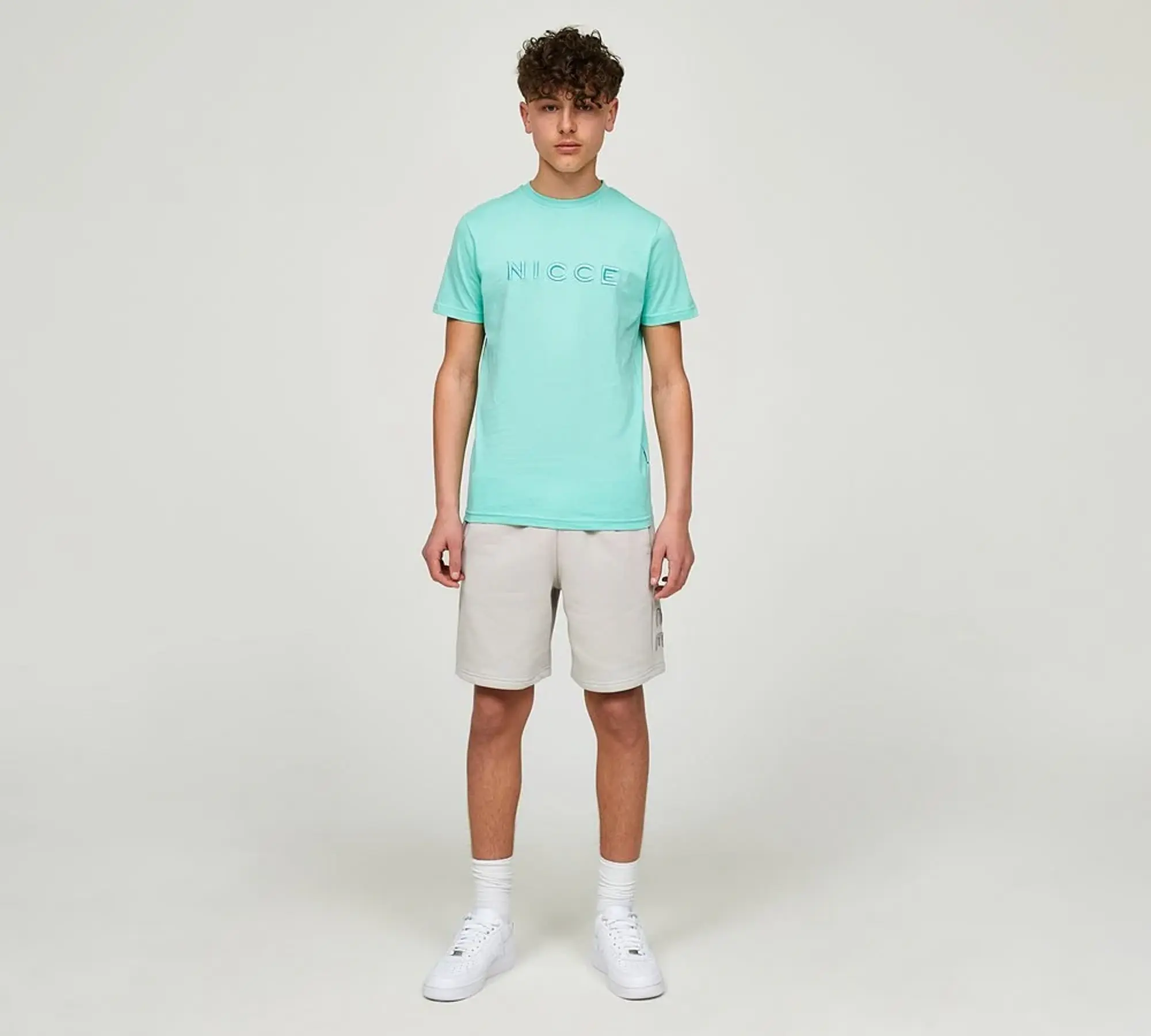 Nicce Junior Mercury T-Shirt - Green - Size S/B - Green