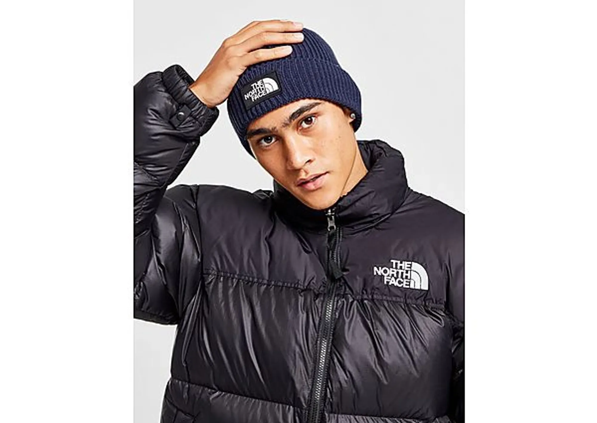 The North Face Tnf Logo Box Cuffed Beanie Summit Navy Universal