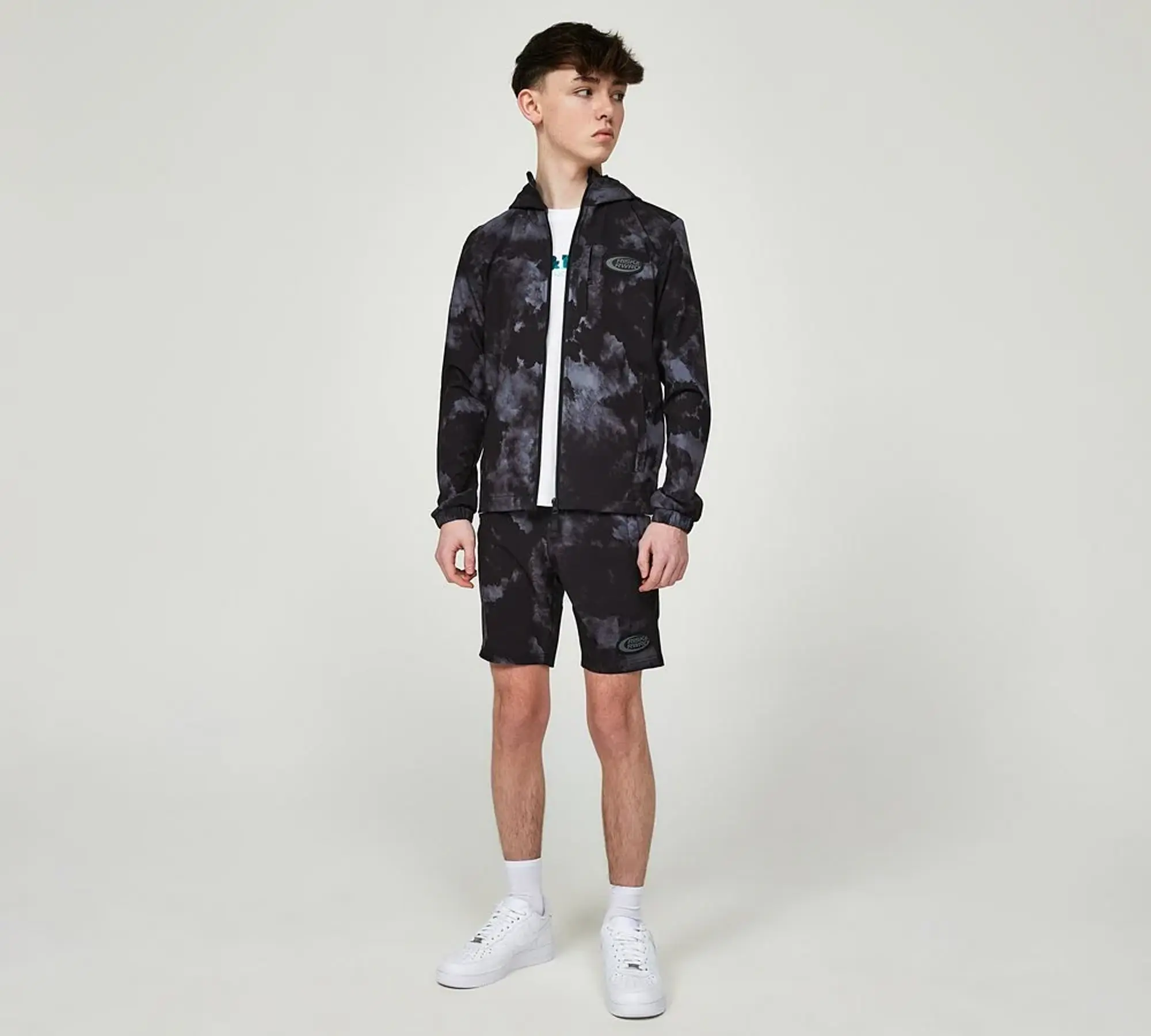 Risk and Reward Junior Scribe AOP Woven Short - Black - Size XL/B - Black