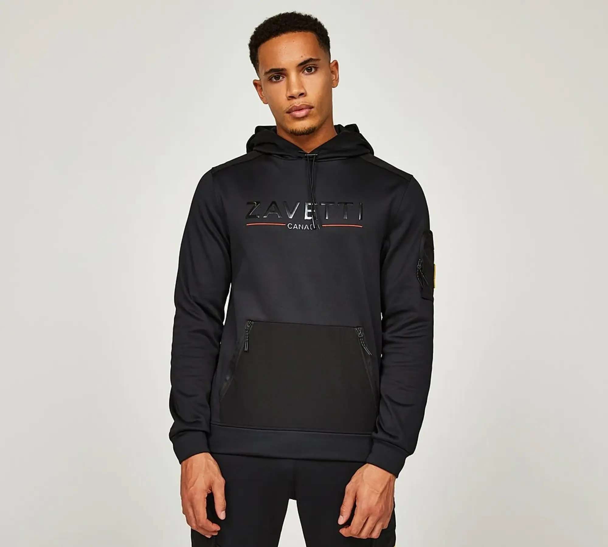 Zavetti Canada Daletto Overhead Hoodie - Black - Size XL - Black