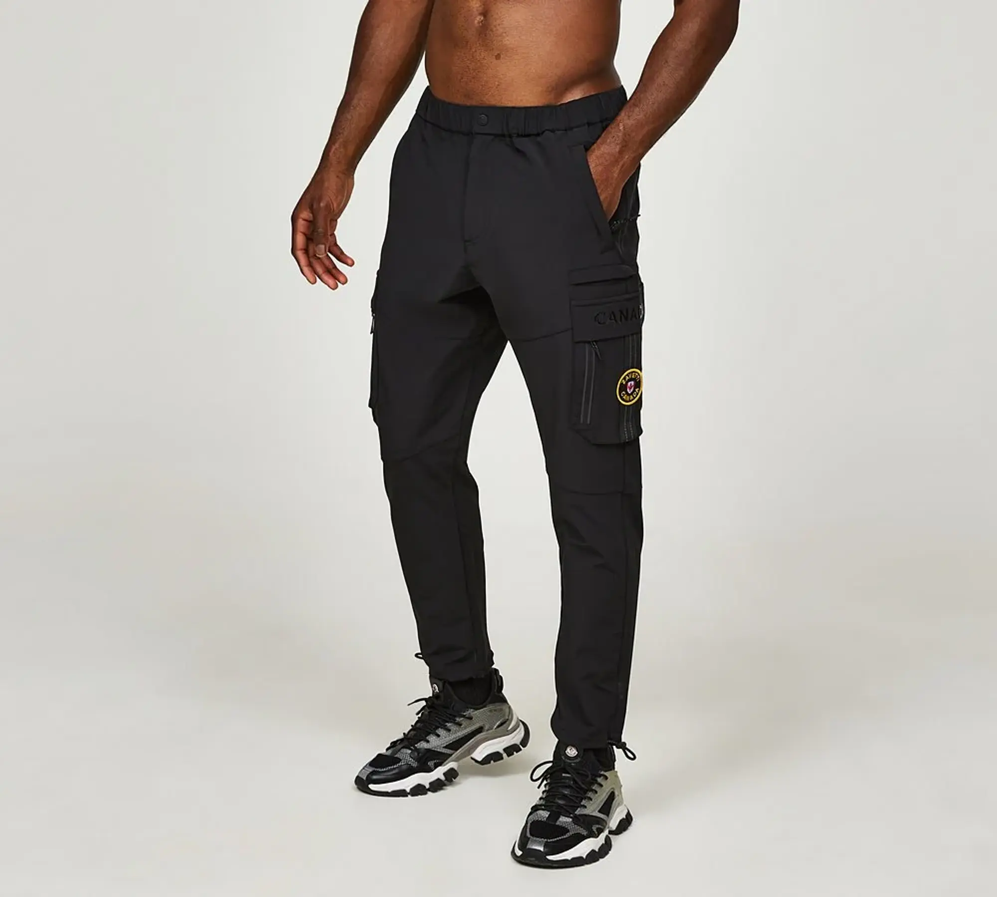 Zavetti Canada Gatelli 2.0 Woven Cargo Pant - Black - Size XS - Black