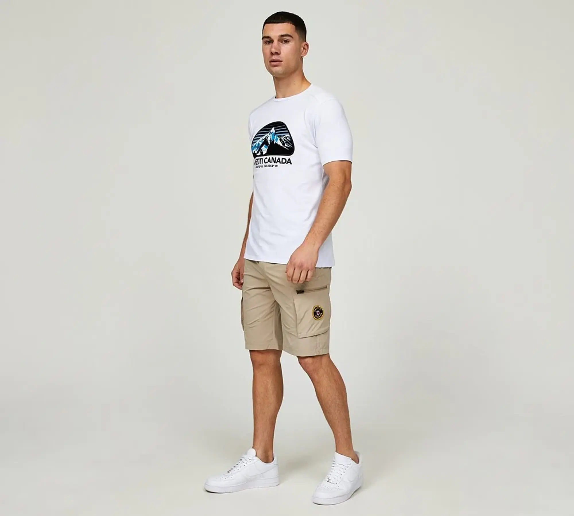 Zavetti Canada Thelicci 2.0 Woven Cargo Short - Pure Cashmere