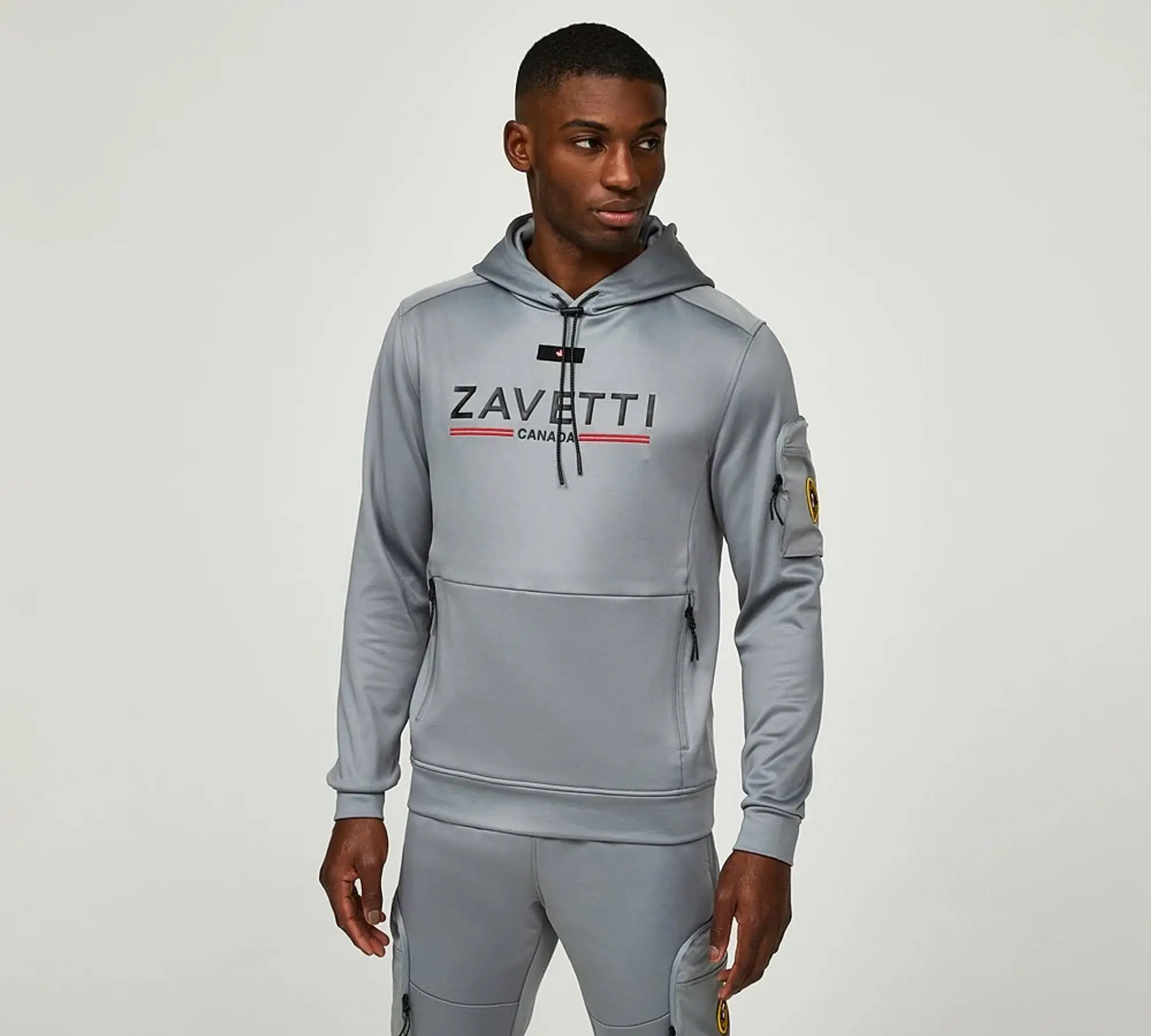 Zavetti Canada Daletto 2.0 Overhead Hoodie - Grey - Size L - Grey