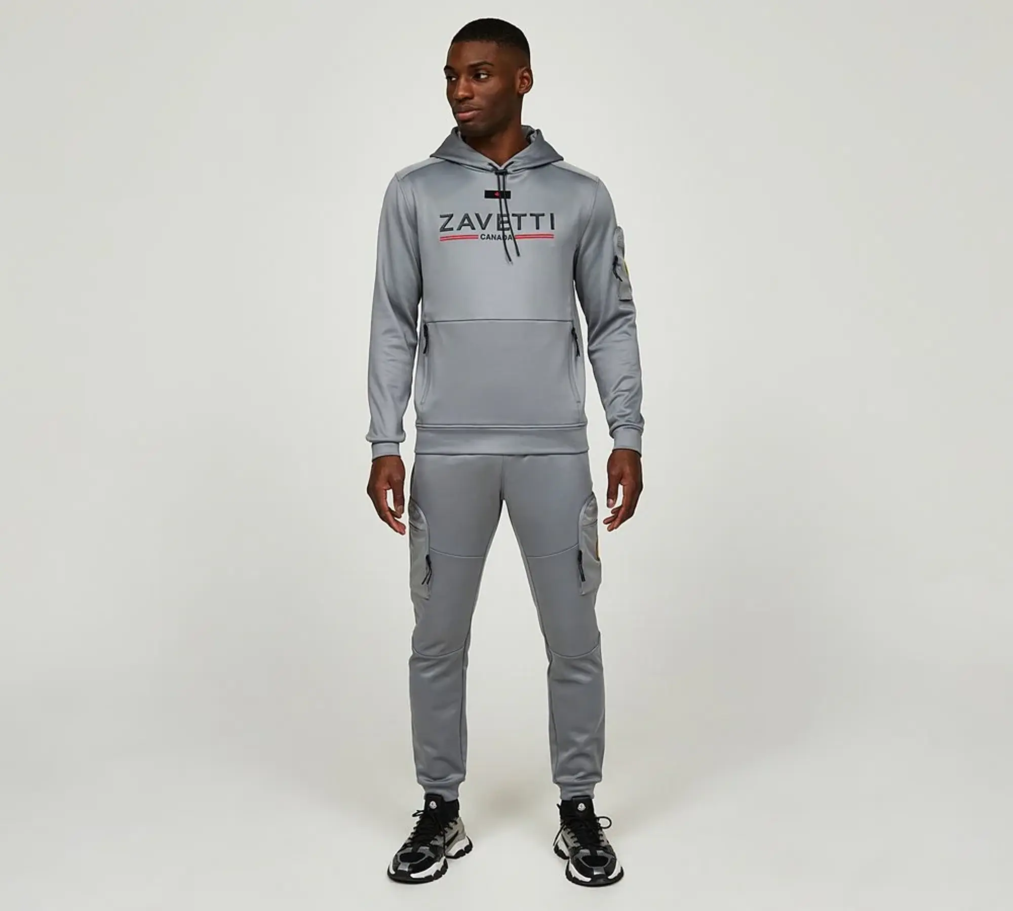Zavetti Canada Daletto 2.0 Overhead Hoodie - Grey - Size L - Grey