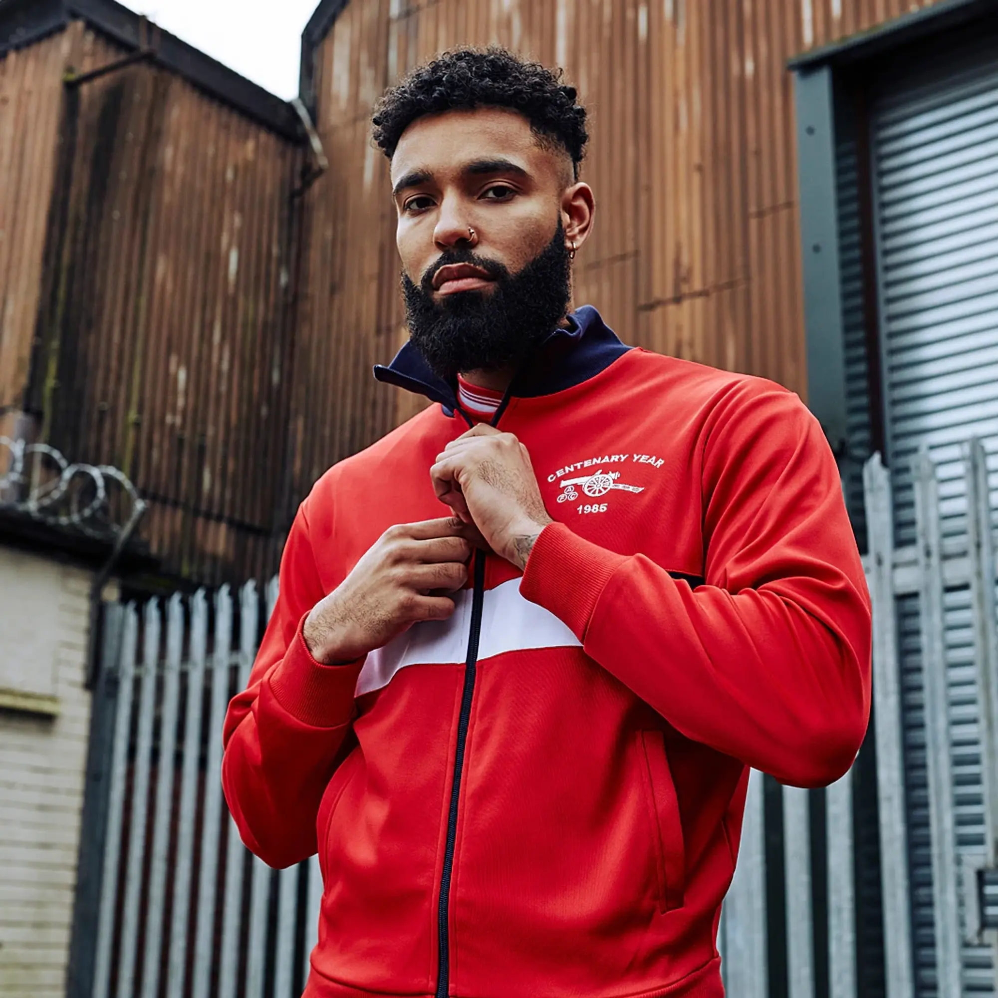 Score Draw Arsenal Retro 1985 Centenary Track Jacket