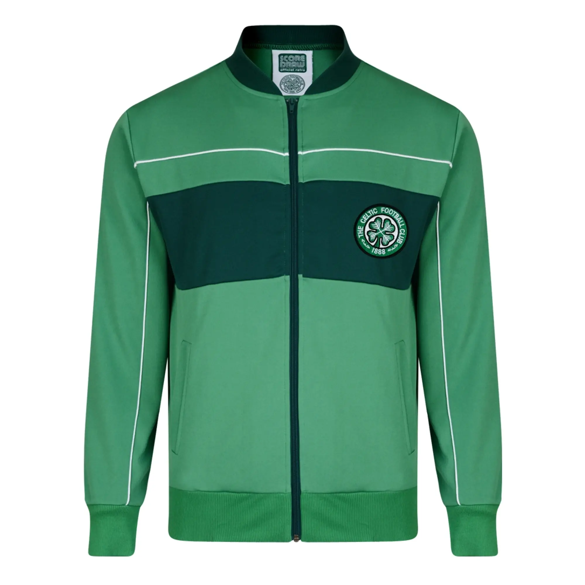 Score Draw Celtic 1984 Retro Football Track Jacket