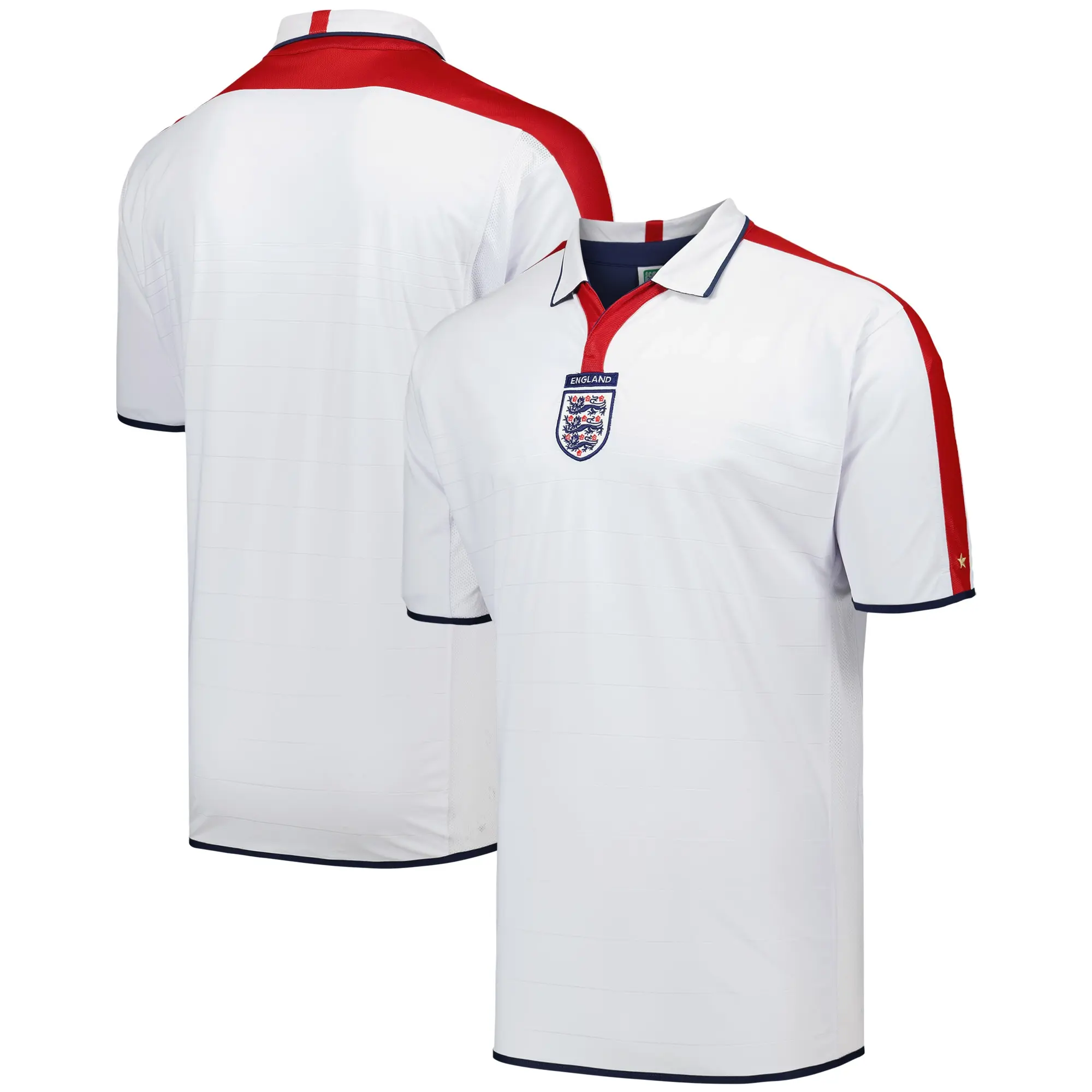 Score Draw England Mens SS Home European Shirt 2004