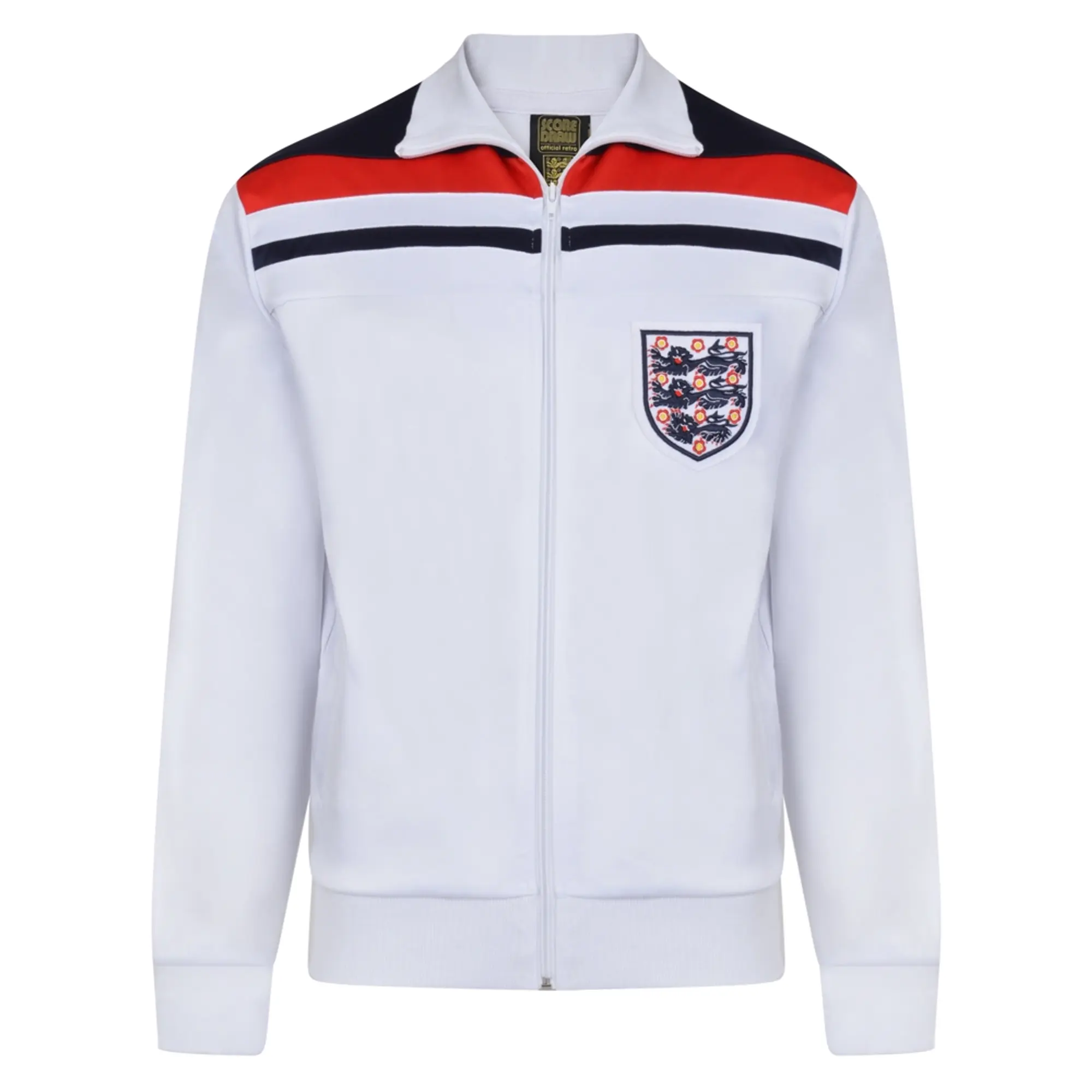 Score Draw England 1982 Empire White Track Jacket