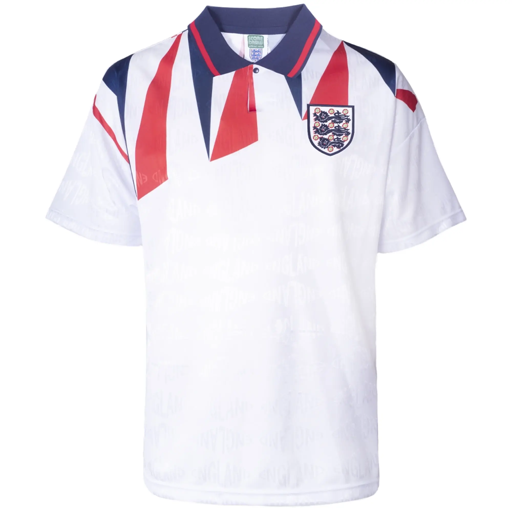 Score Draw England 1990 Inter Home Retro Shirt