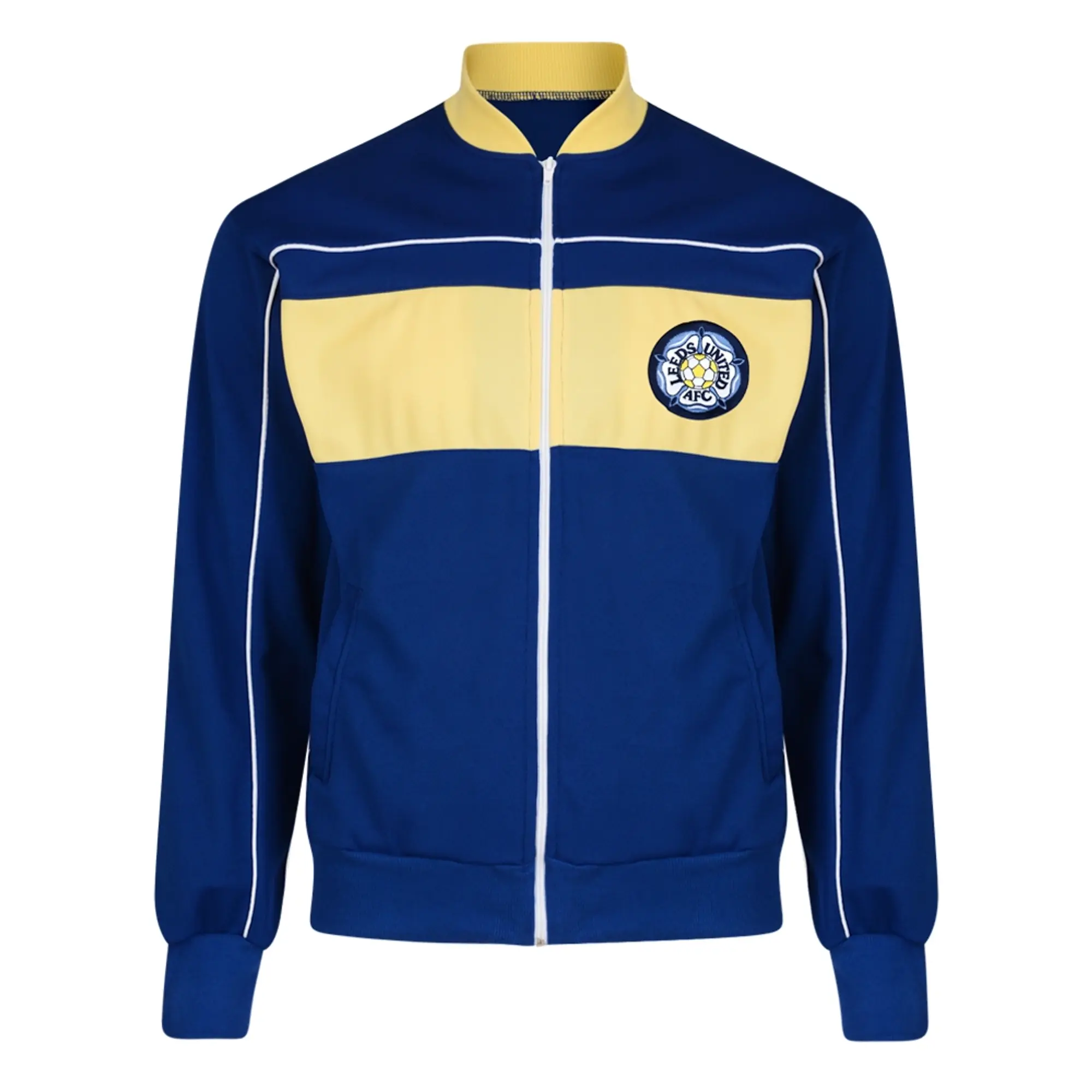 Score Draw Leeds United 1984 Retro Track Jacket