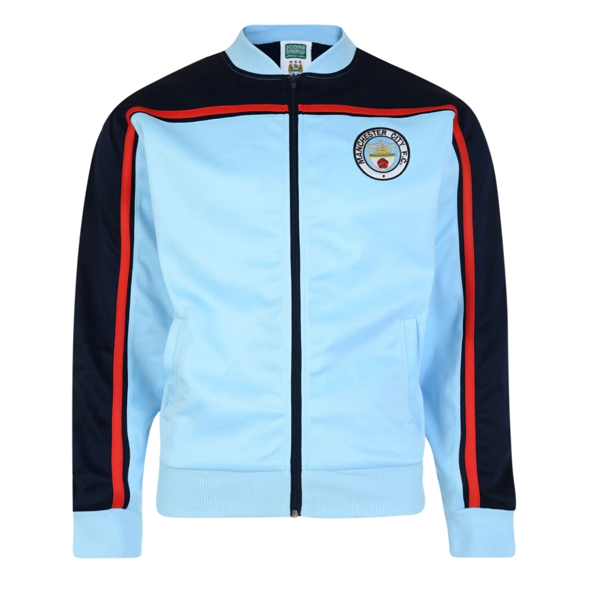 Score Draw Manchester City 1982 Retro Track Jacket