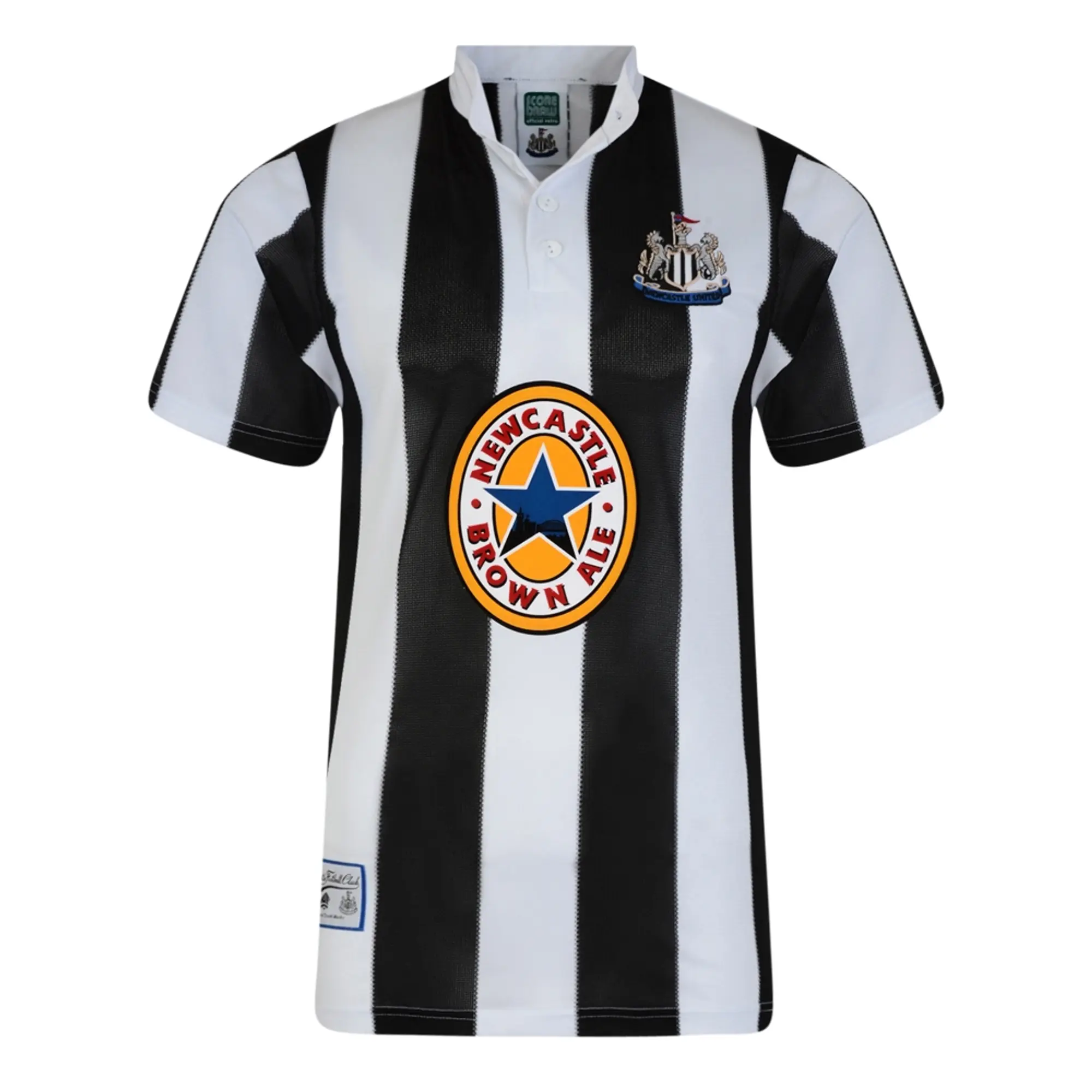 Score Draw Newcastle United 1996 Retro Football Shirt