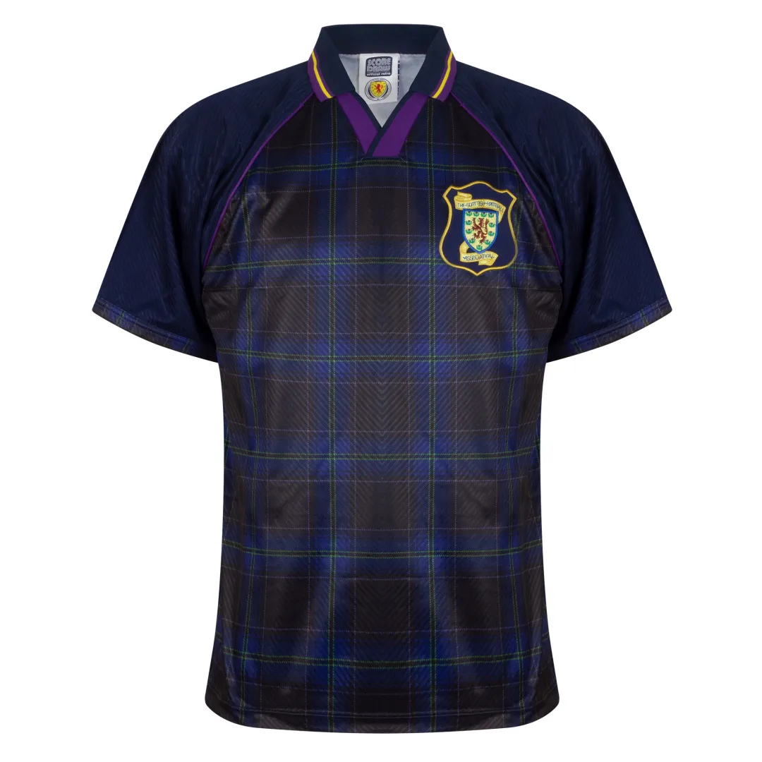 Score Draw Scotland Mens SS Home European Shirt 1996