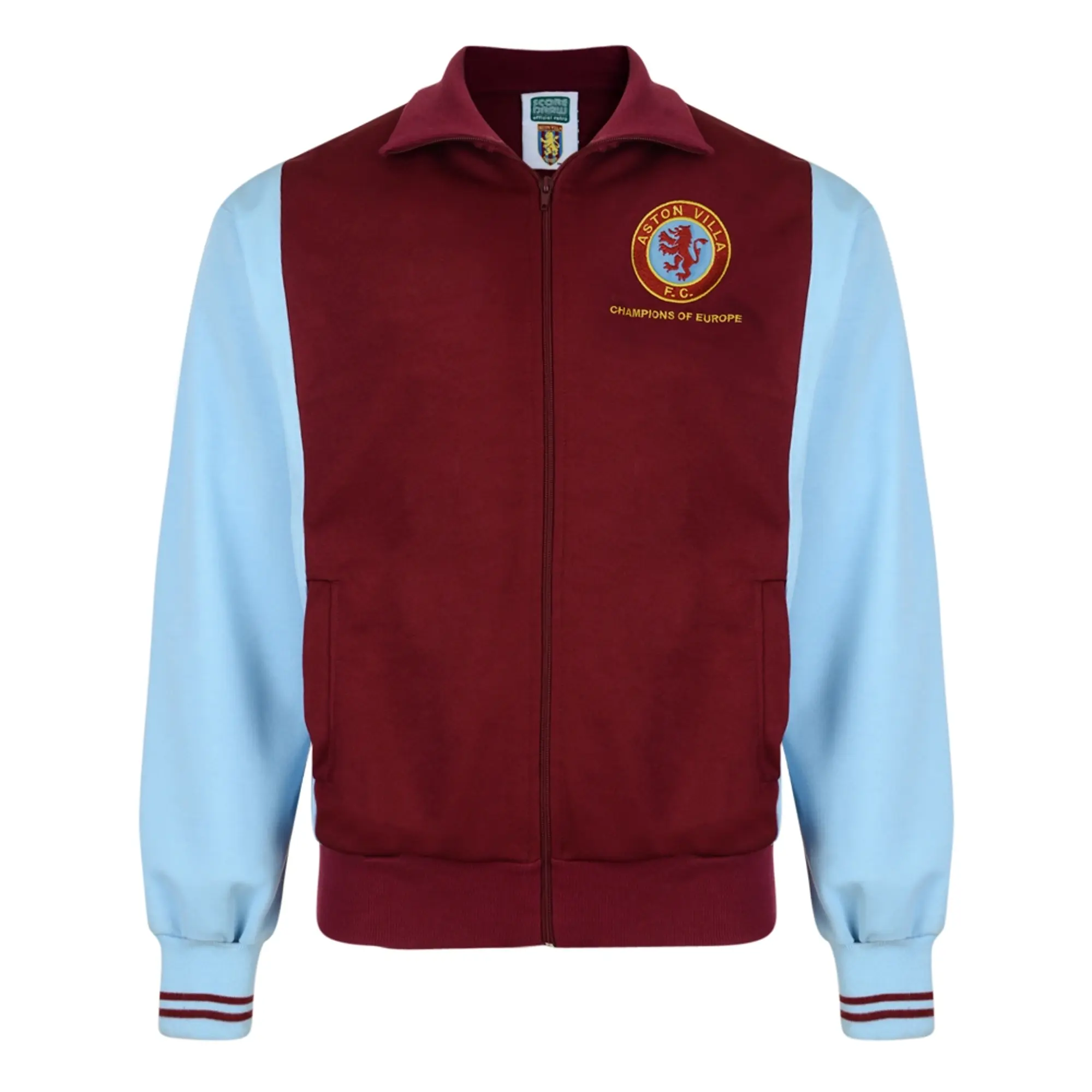 Score Draw Aston Villa 1982 Retro Football Track Jacket