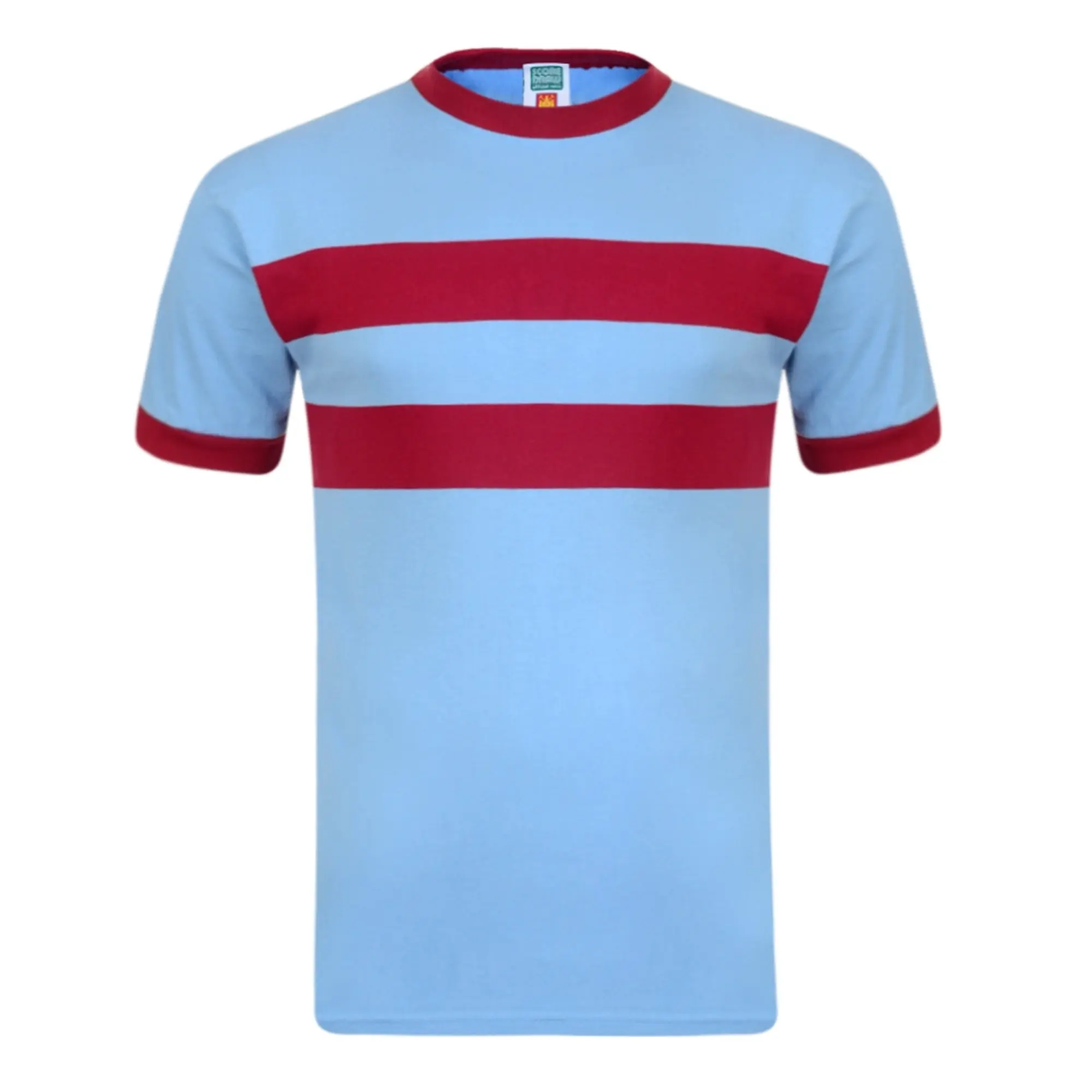 Score Draw West Ham United 1966 Away No6 Retro Football Shirt