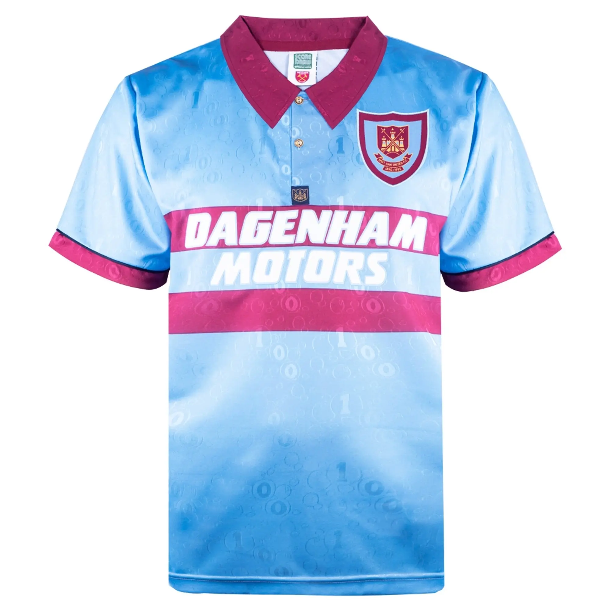 Score Draw West Ham United 1995 Centenary Away Shirt