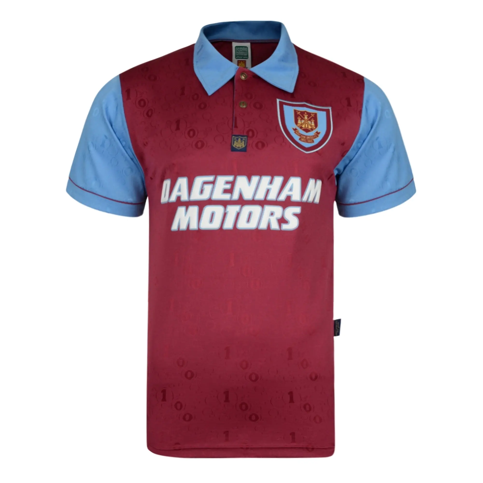 Score Draw West Ham United Mens SS Home Shirt 1995/96