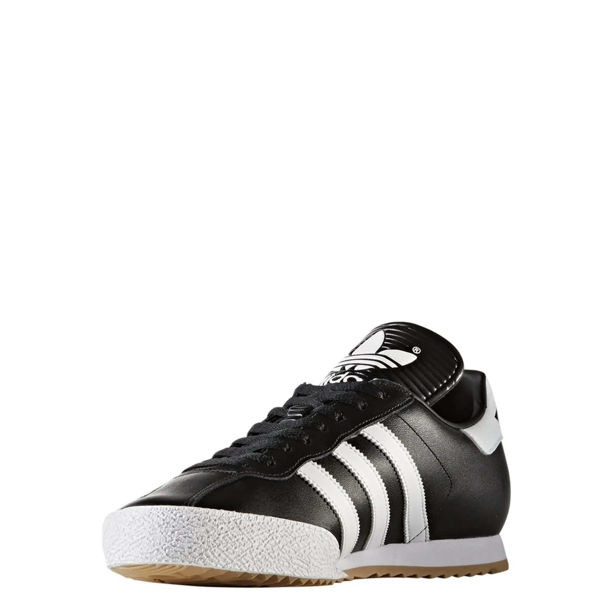 adidas Originals Mens Samba Super Black Textile Leather Indoor Soccer Shoes Trainers (archived)