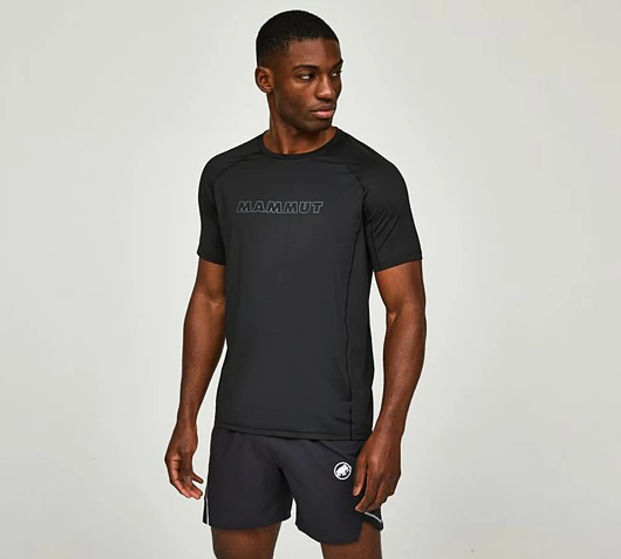 Mammut Selun FL Logo T-Shirt  - Black - Size 2XL - Black
