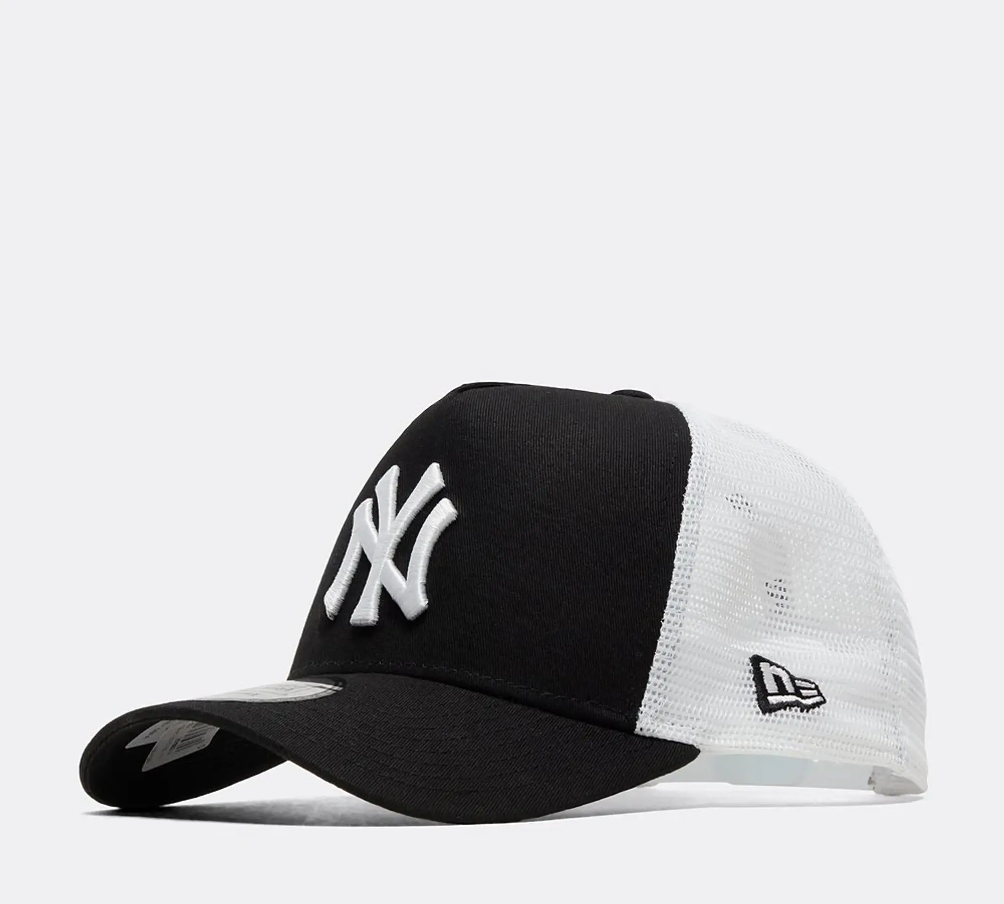 new era NY Trucker Cap - Black / White