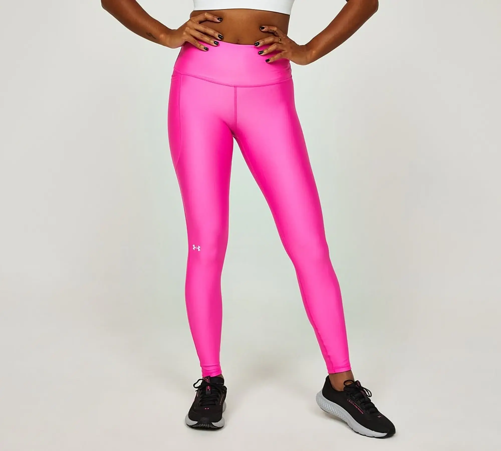 Under Armour Womens Armour Evolved Graphic Legging - Pink - Size L - Pink