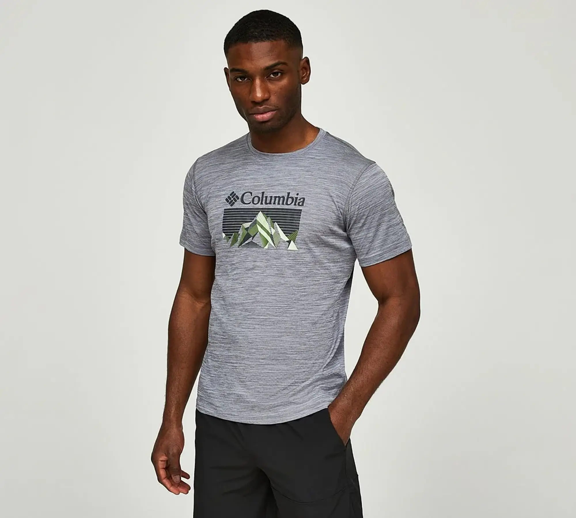 Columbia Zero Rules Technical Short Sleeve T-Shirt - Grey - Size S - Grey