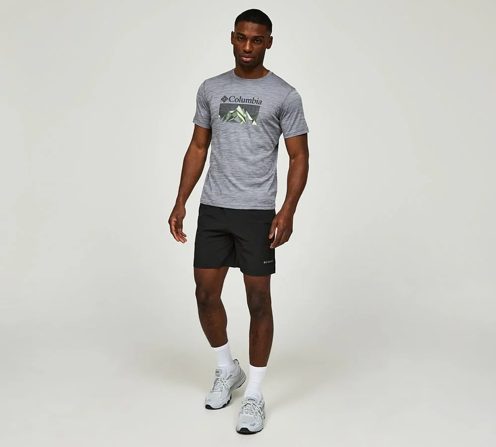 Columbia Zero Rules Technical Short Sleeve T-Shirt - Grey - Size S - Grey