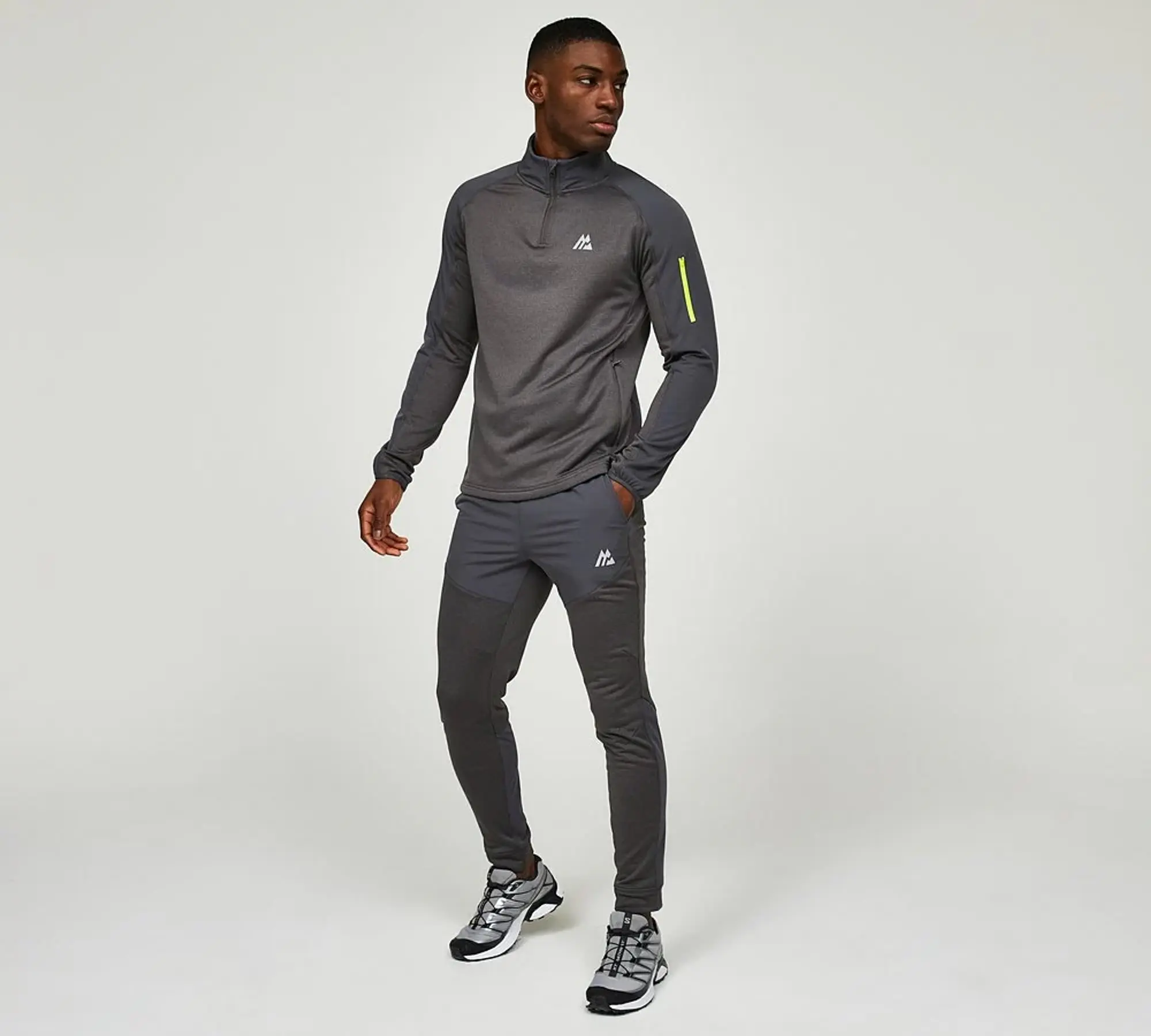 Montirex Summit Jogger - Grey Marl / Jet Black