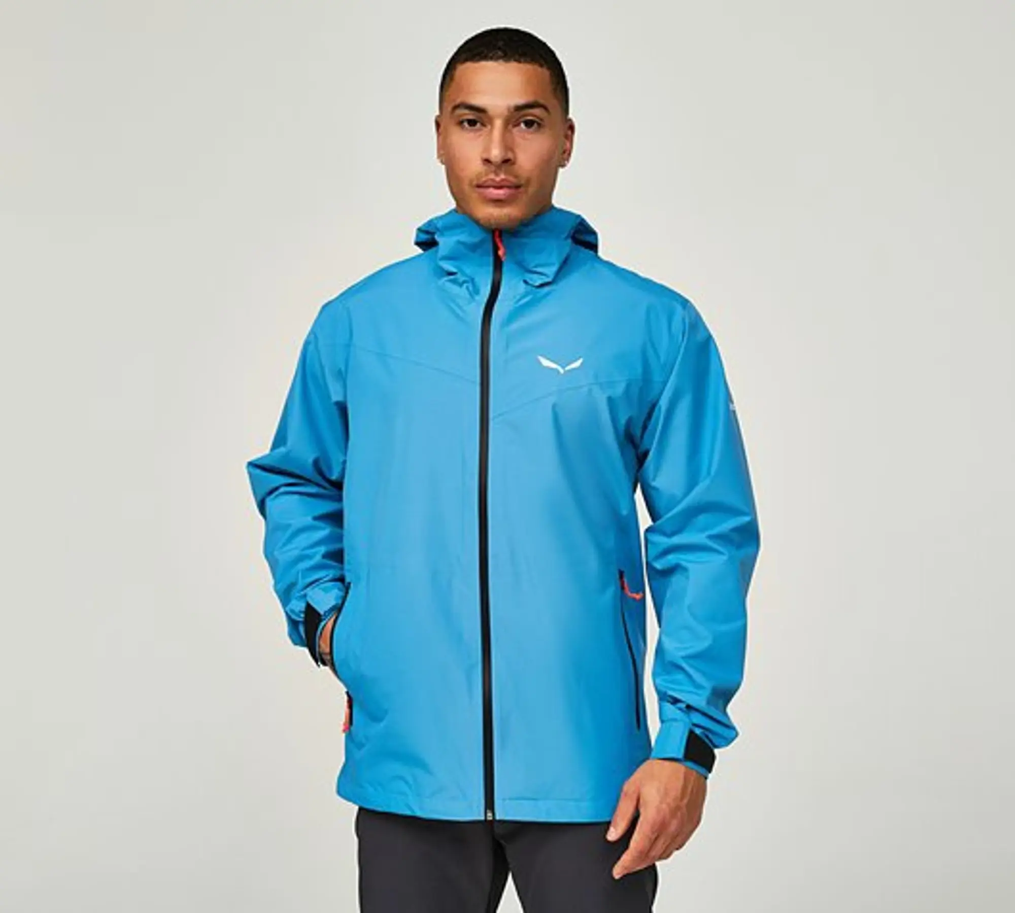 Salewa Puez Aqua 4 PTX 2.5L Jacket - Cendra Blue