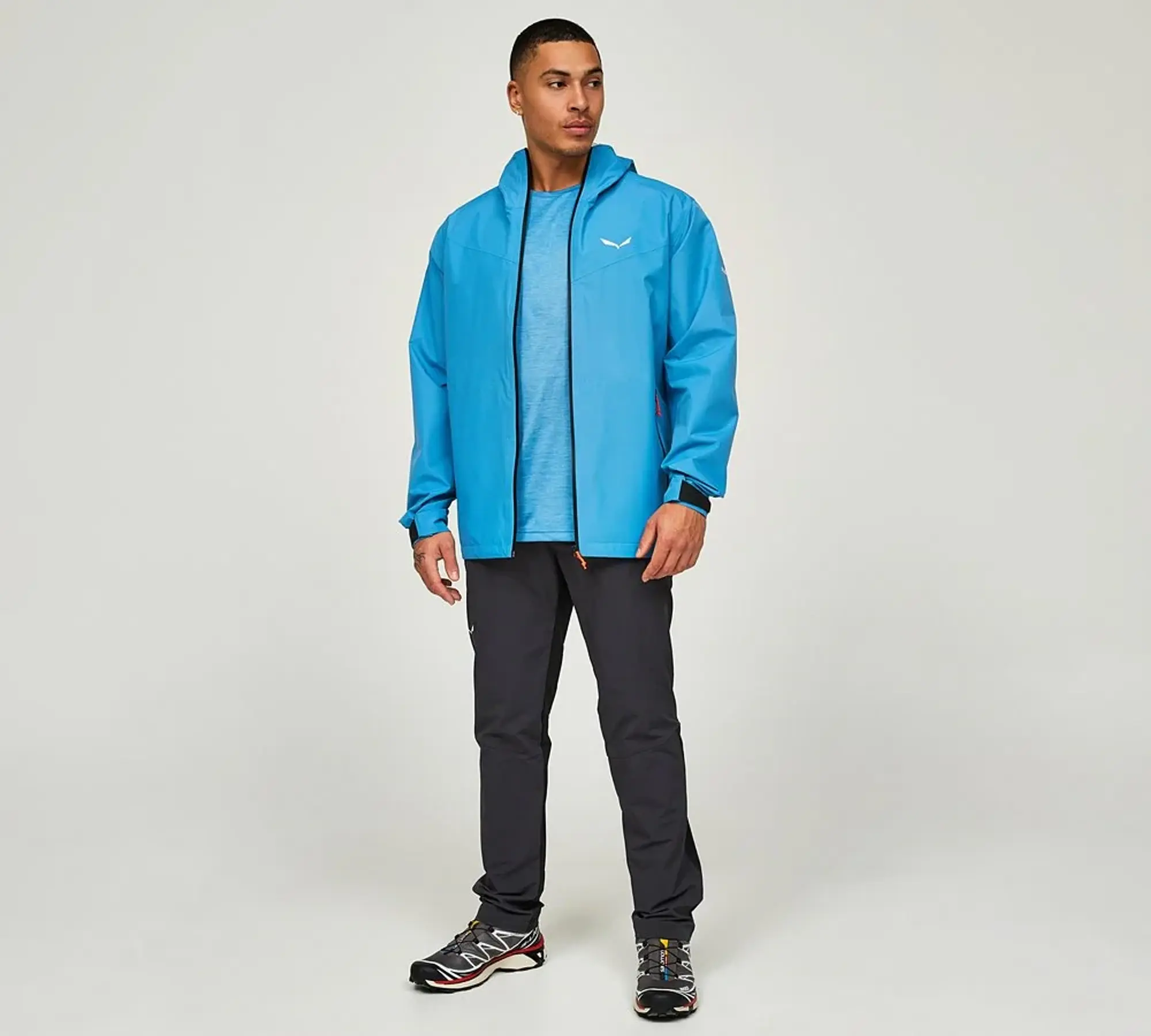 Salewa Puez Aqua 4 PTX 2.5L Jacket - Cendra Blue
