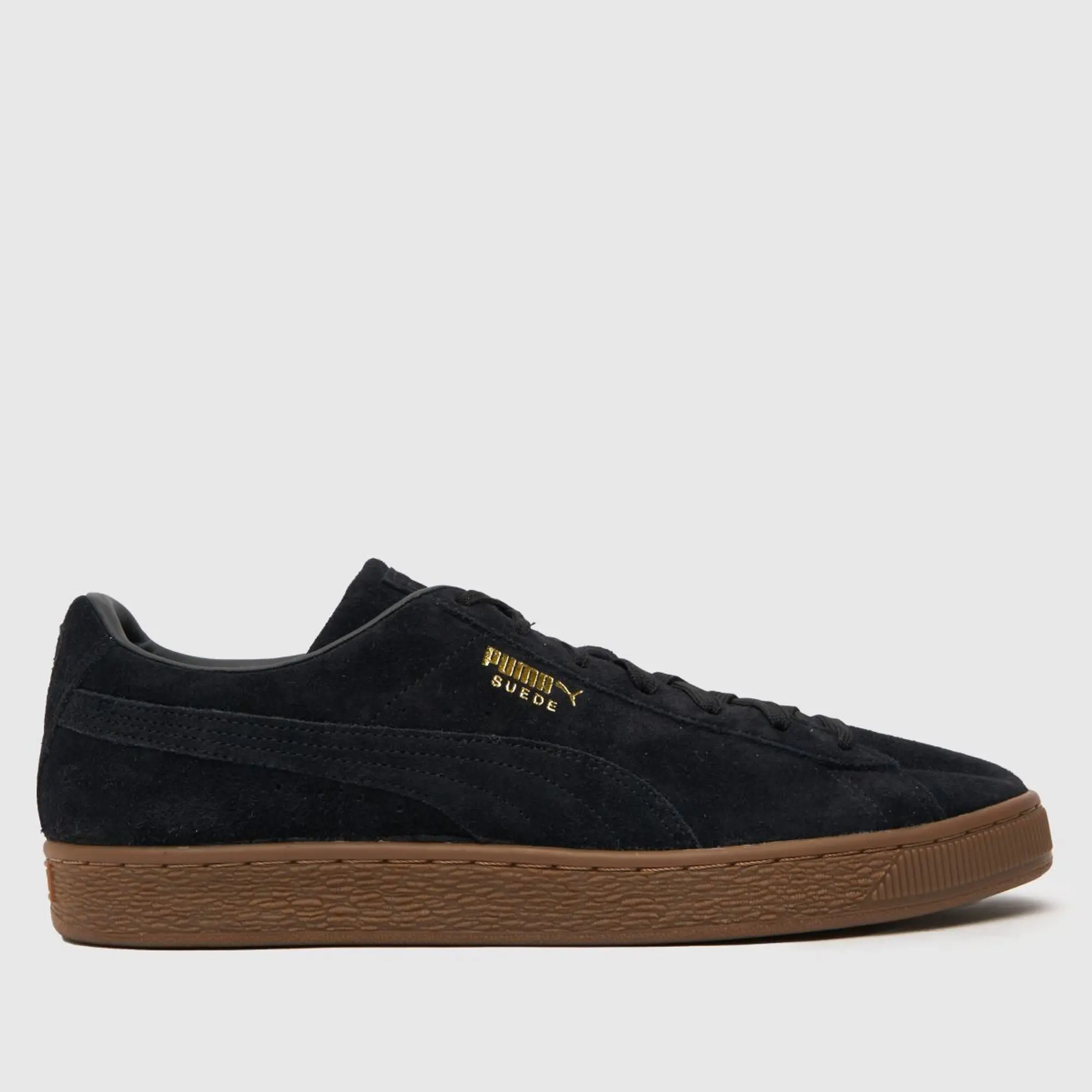 Puma suede mens brown best sale