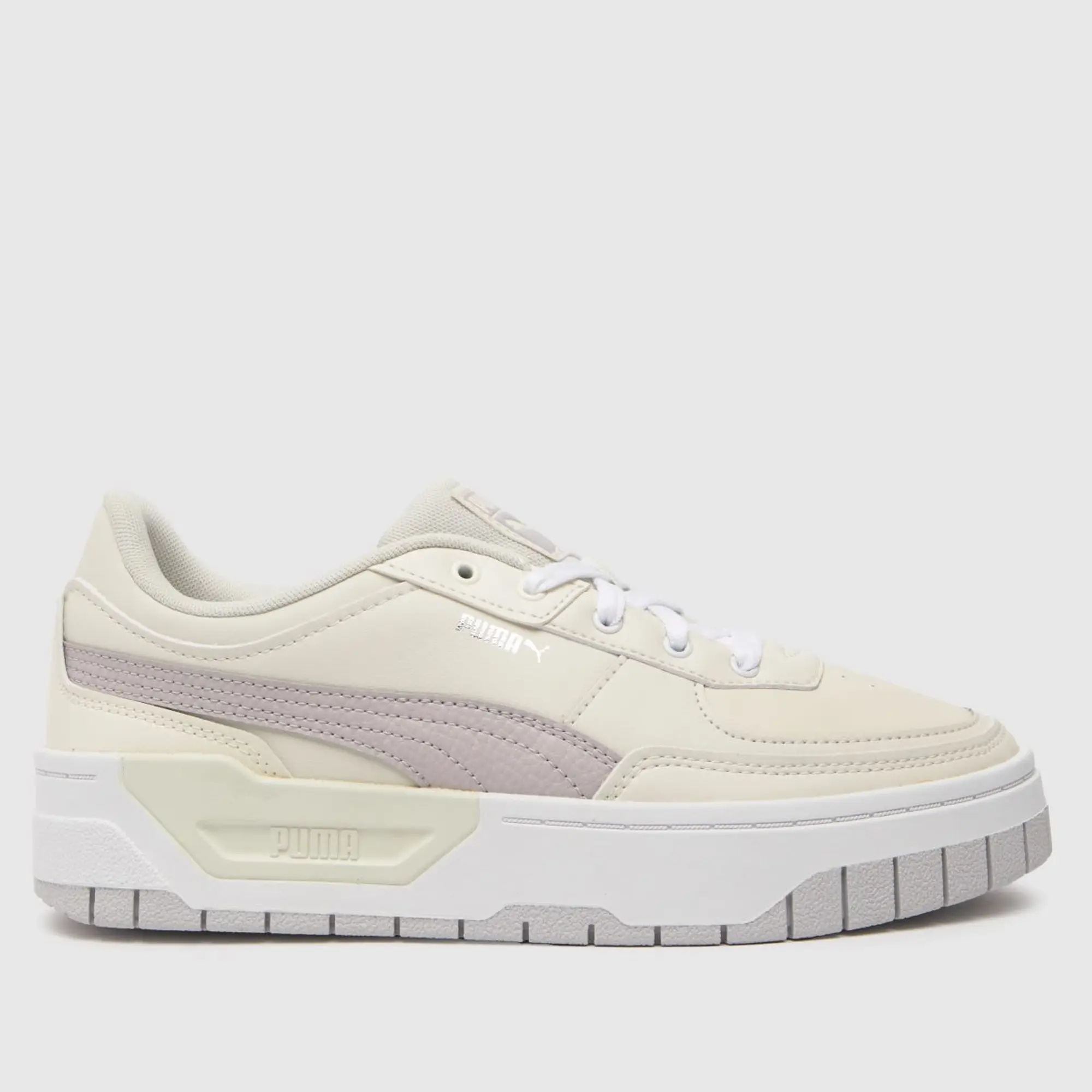 Puma Womens Cali Dream Trainer - White - Size 3 - Beige