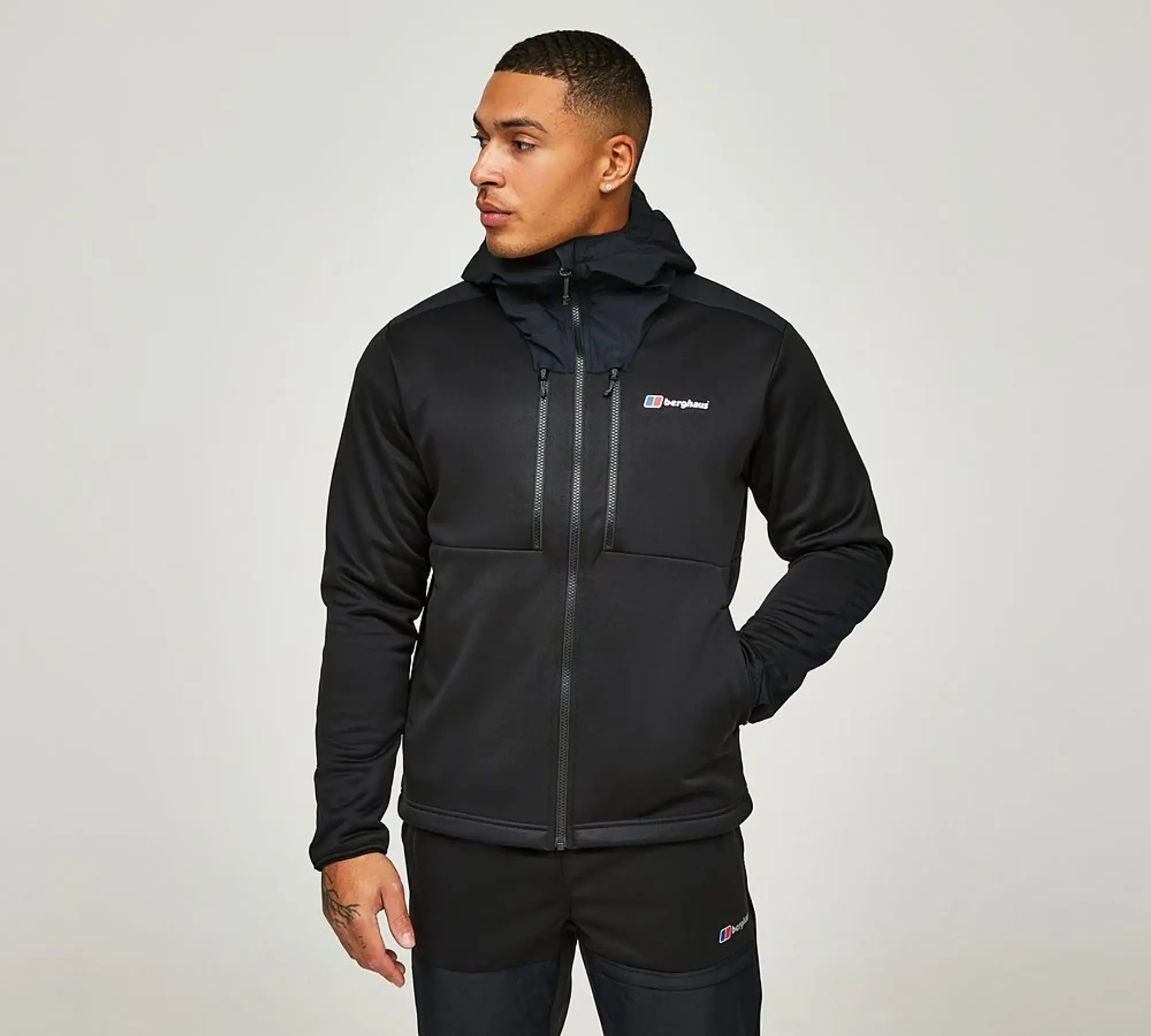 Berghaus Reacon Hooded Jacket - Black - Size XL - Black