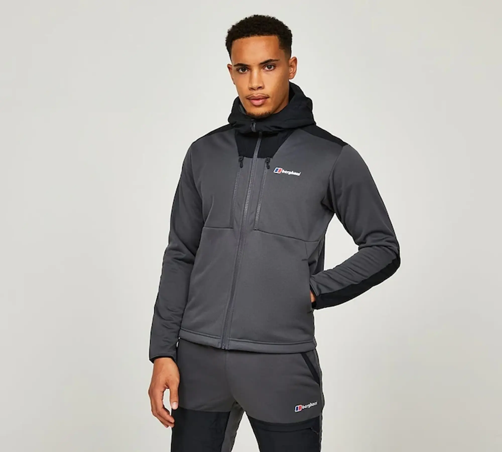 Berghaus Reacon Hooded Jacket - Grey - Size L - Grey