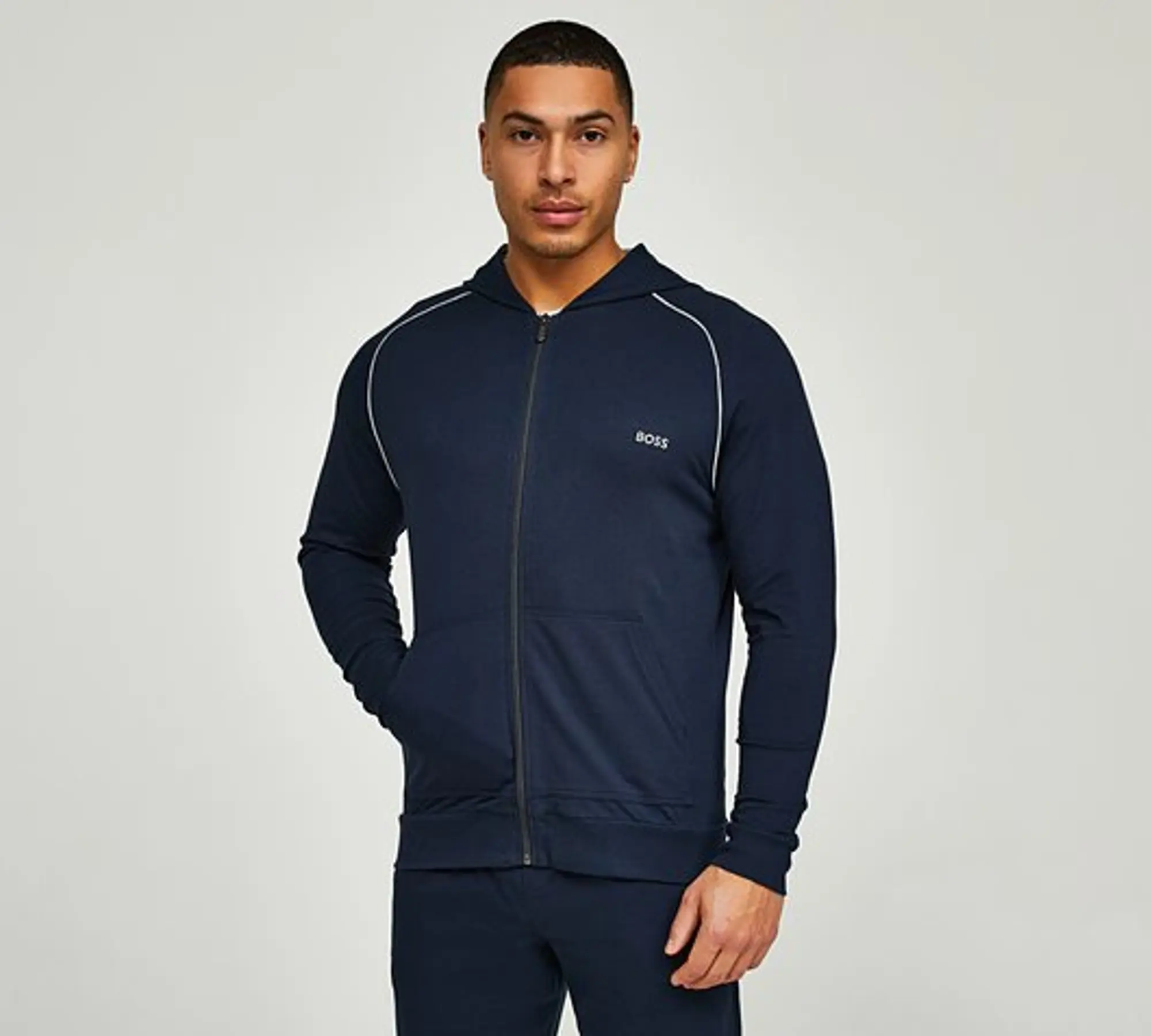 BOSS Mix and Match Hoodie - Blue - Size XL - Navy