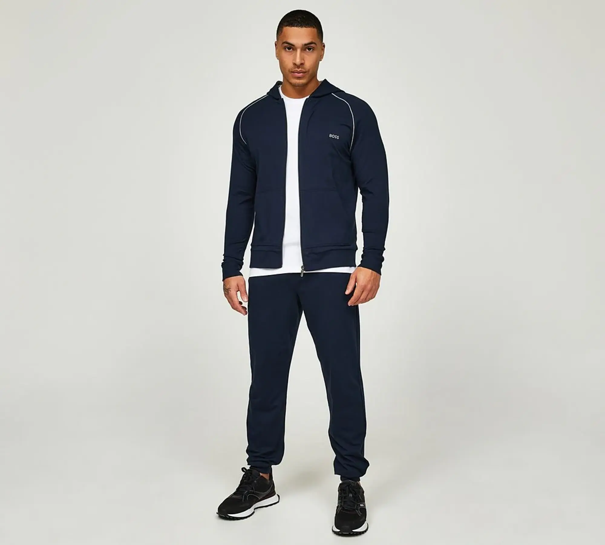 BOSS Mix and Match Hoodie - Blue - Size XL - Navy