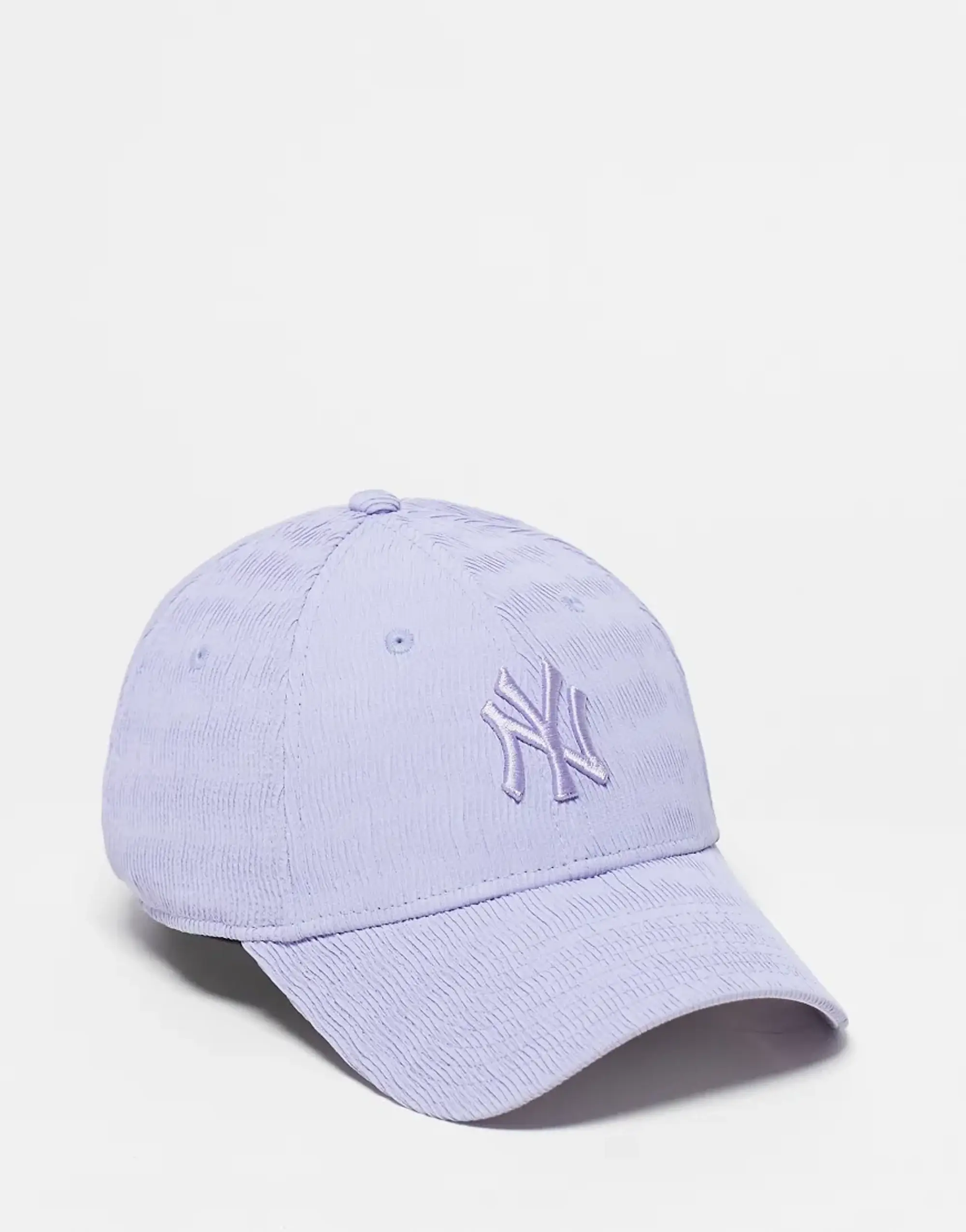 New Era New York Yankees textured 9forty cap in lilac-Purple