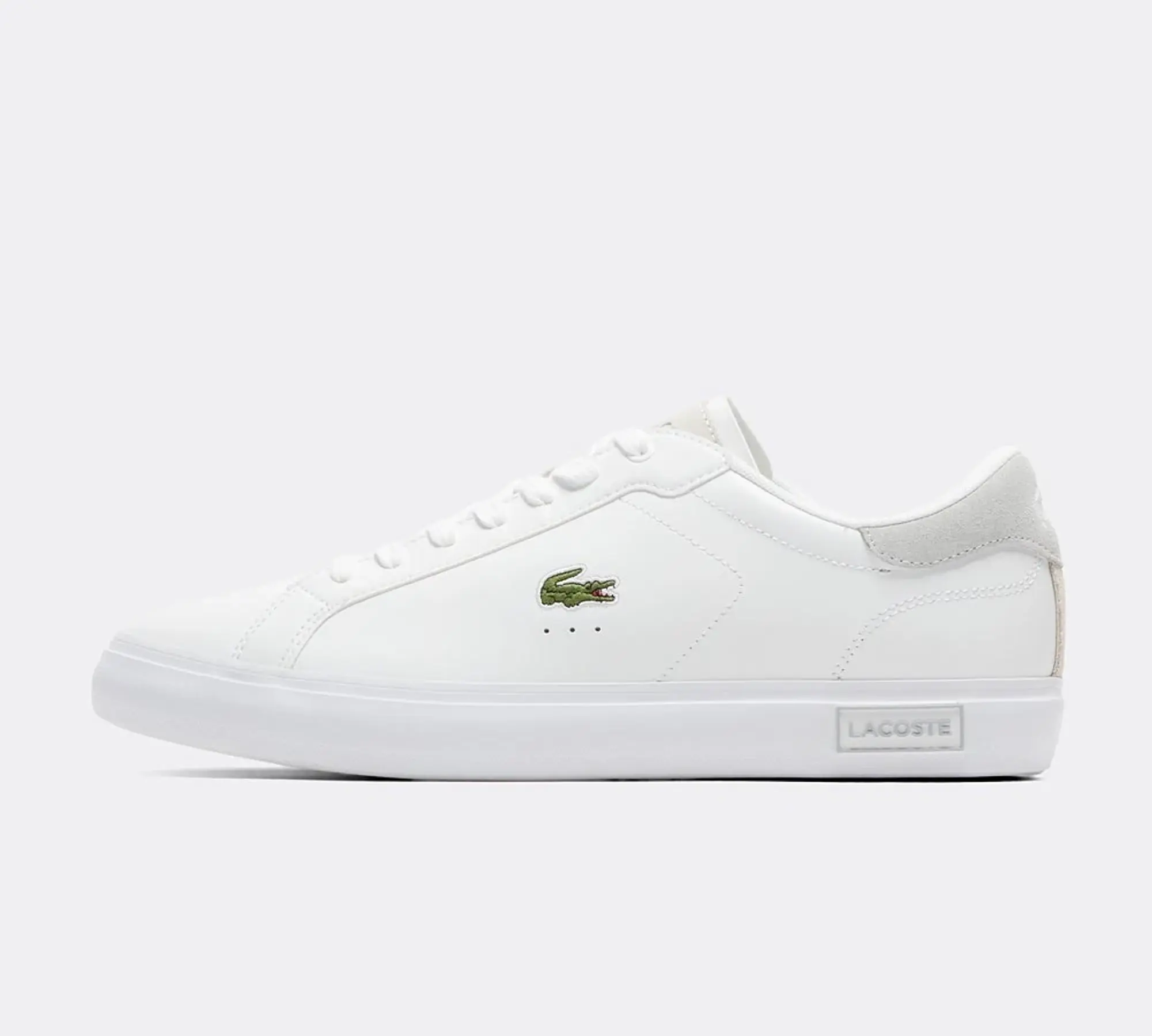Lacoste Powercourt Trainer - White - Size 8 - White