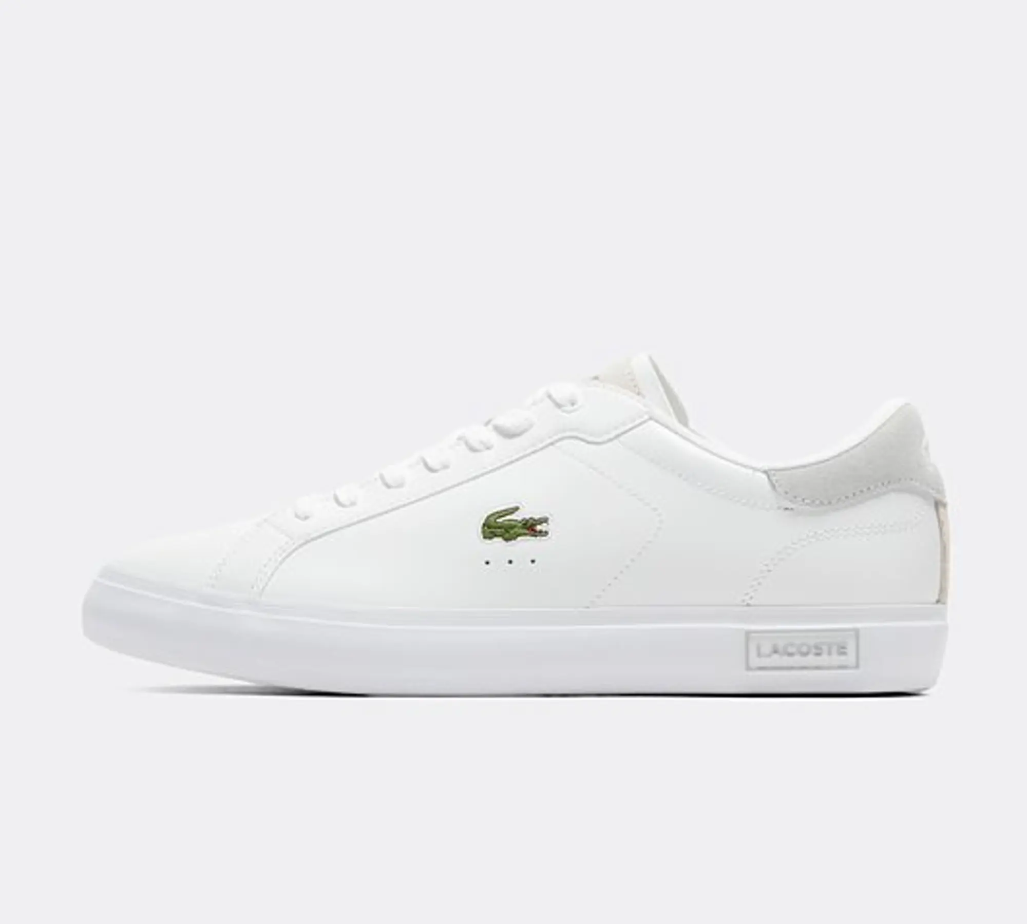 Lacoste Powercourt Trainer - White - Size 8 - White