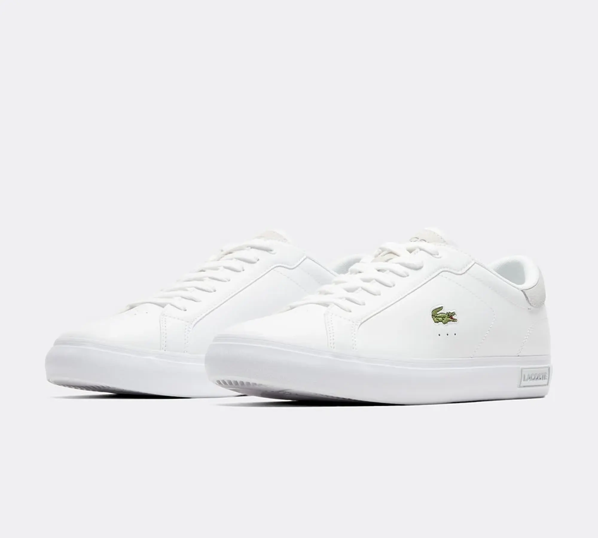 Lacoste Powercourt Trainer - White - Size 8 - White