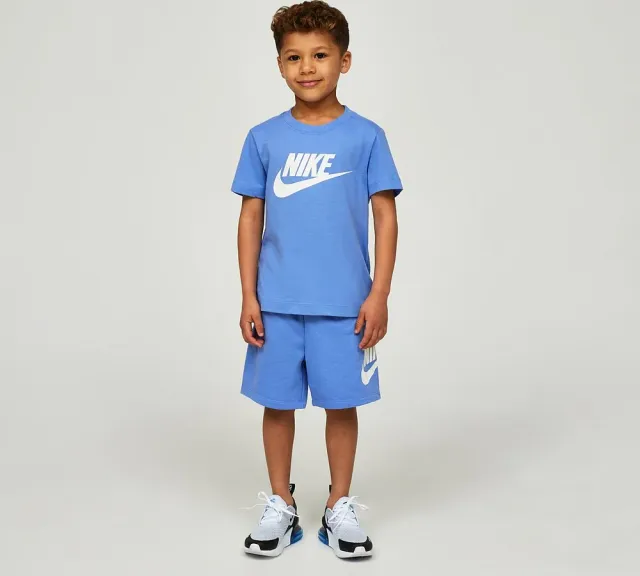 Nike Kids Club T-Shirt and Shorts Set in Blue