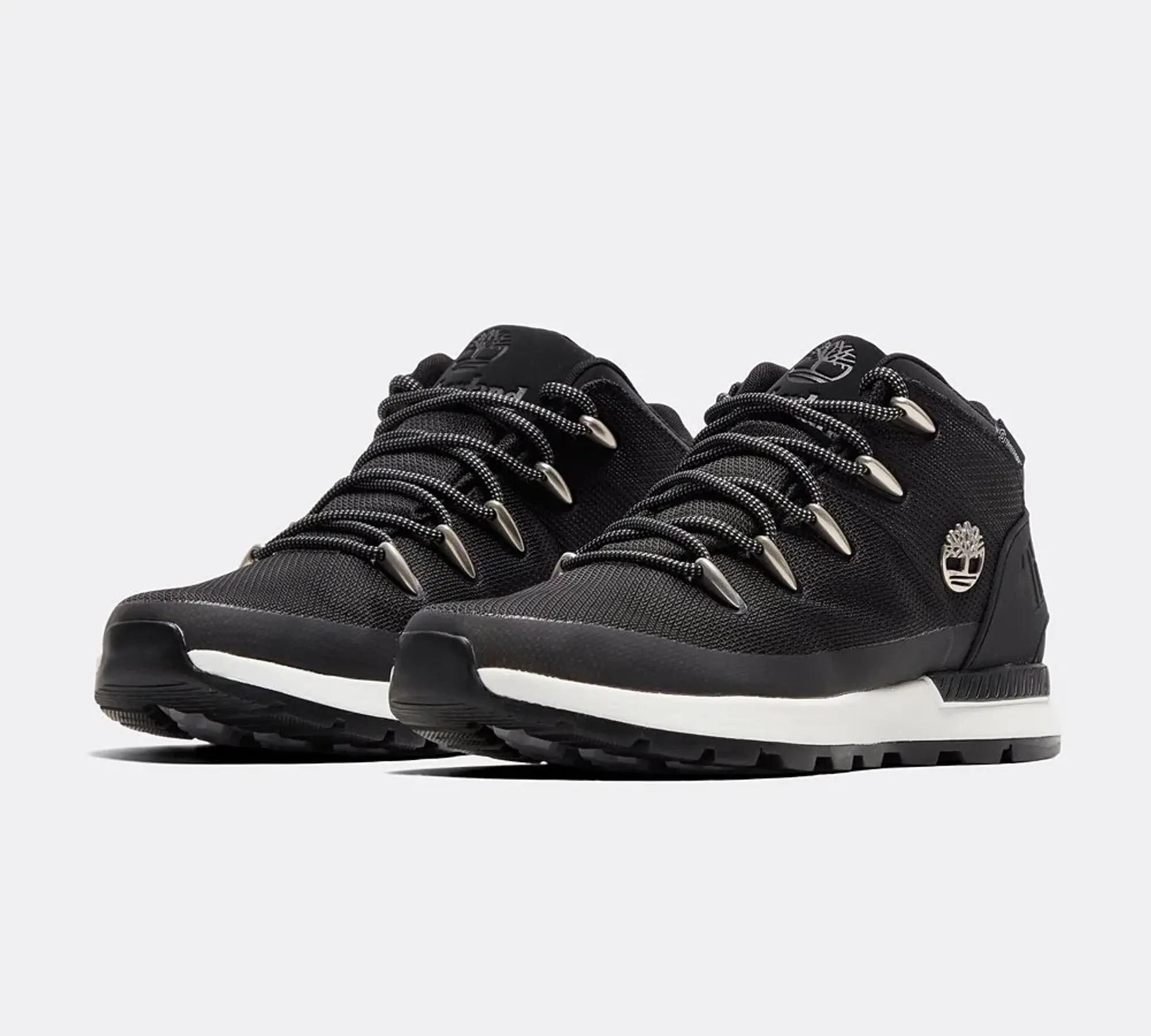 Timberland Euro Sprint Trekker Fabric Boot - Black / White