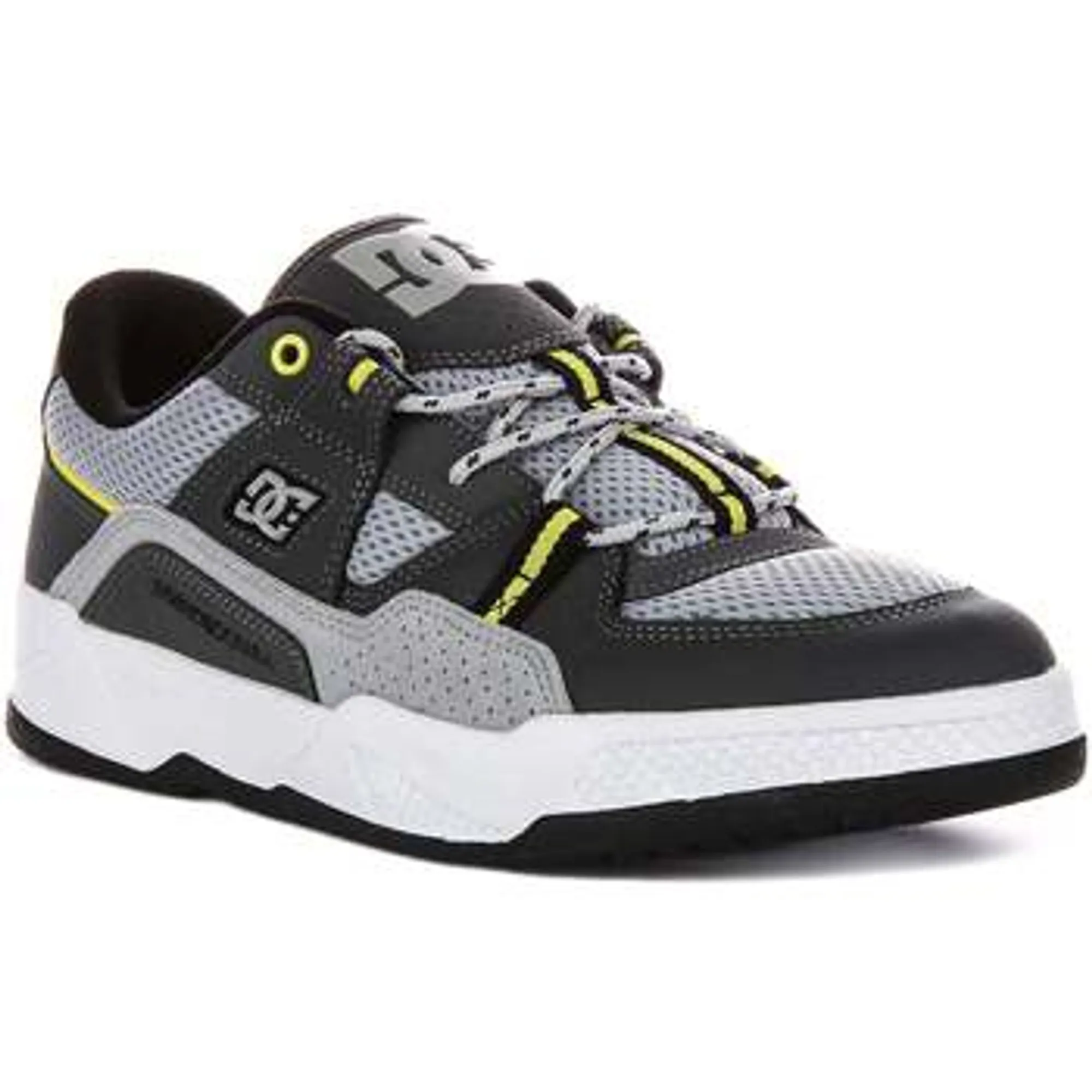DC Shoes Construct Trainer - White / Grey / Yellow