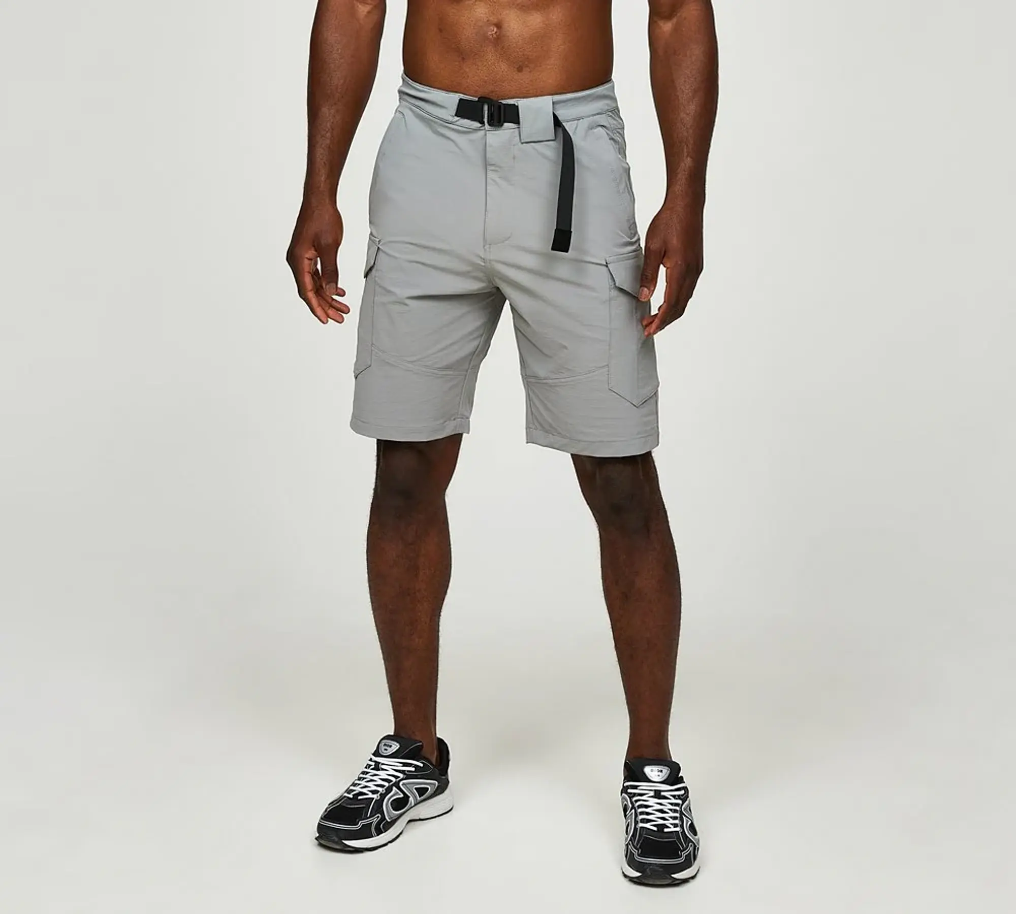 Alessandro Zavetti Nardo Woven Cargo Short - Light Grey
