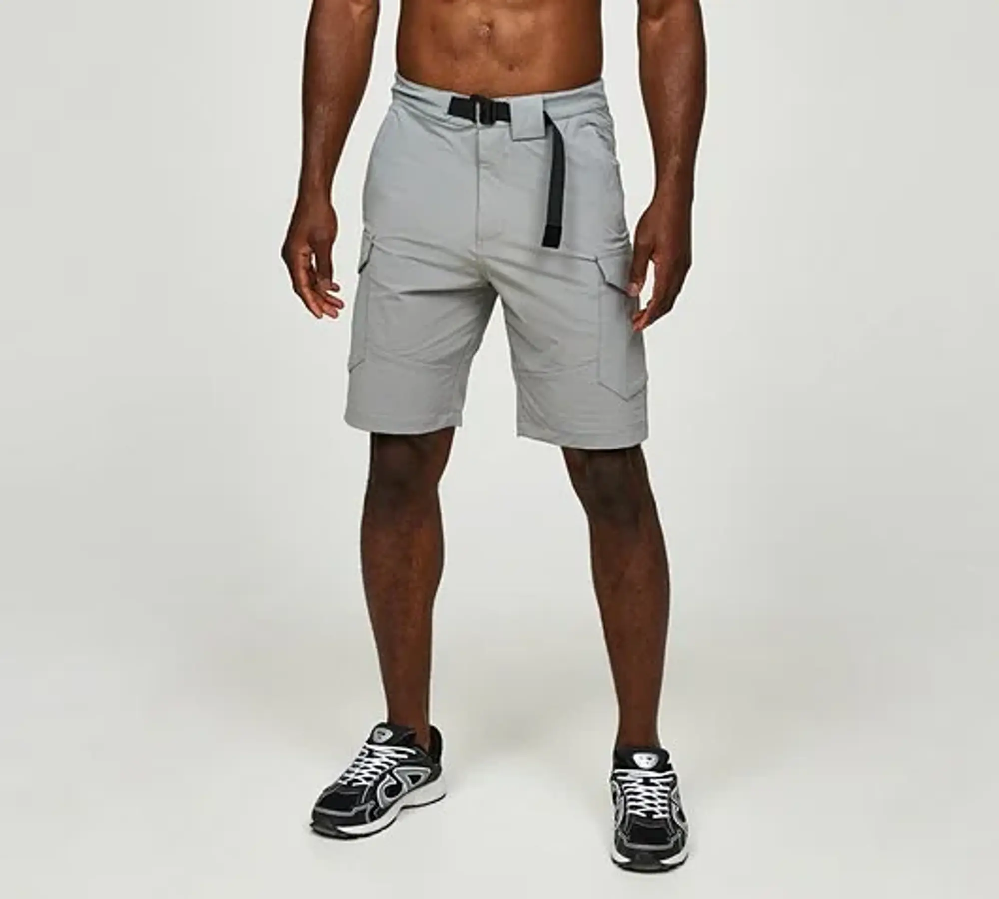Alessandro Zavetti Nardo Woven Cargo Short - Light Grey